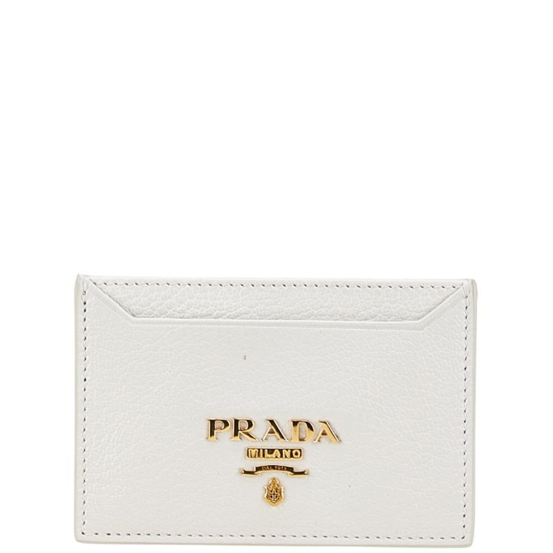 PRADA Card Case Leather