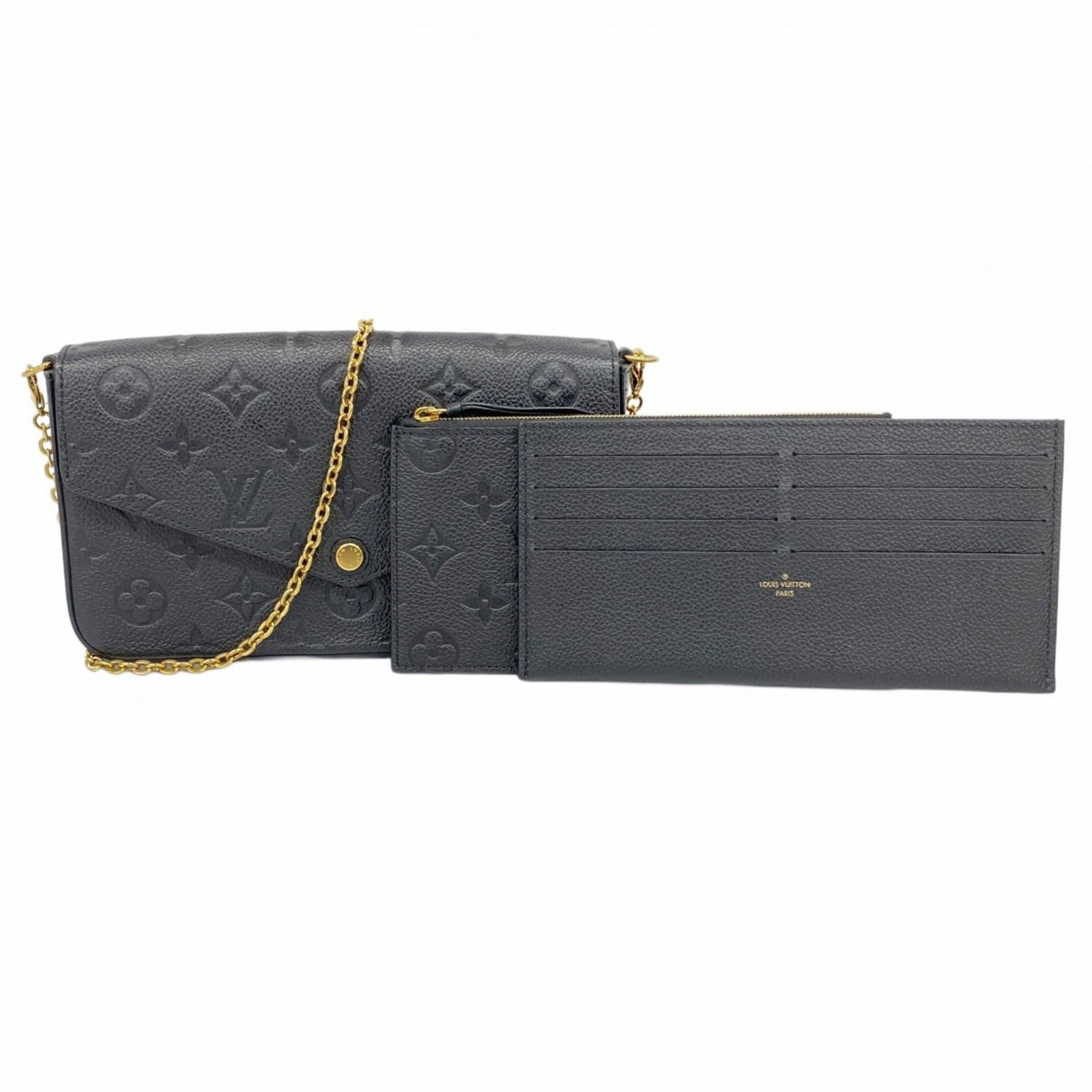 Louis Vuitton Monogram Empreinte Pochette Felicie Shoulder Wallet