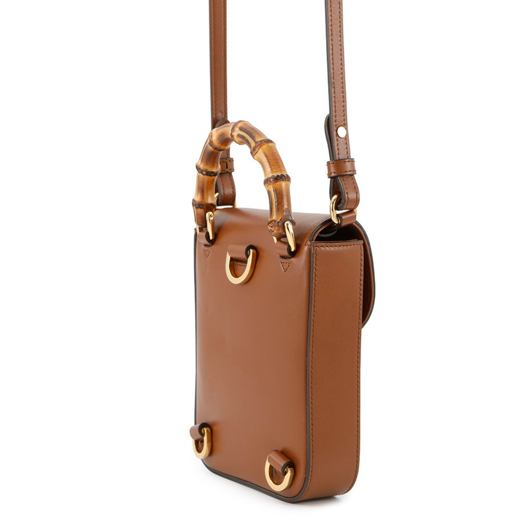 Gucci Bamboo Mini Leather Shoulder Bag bag Handbag Backpack