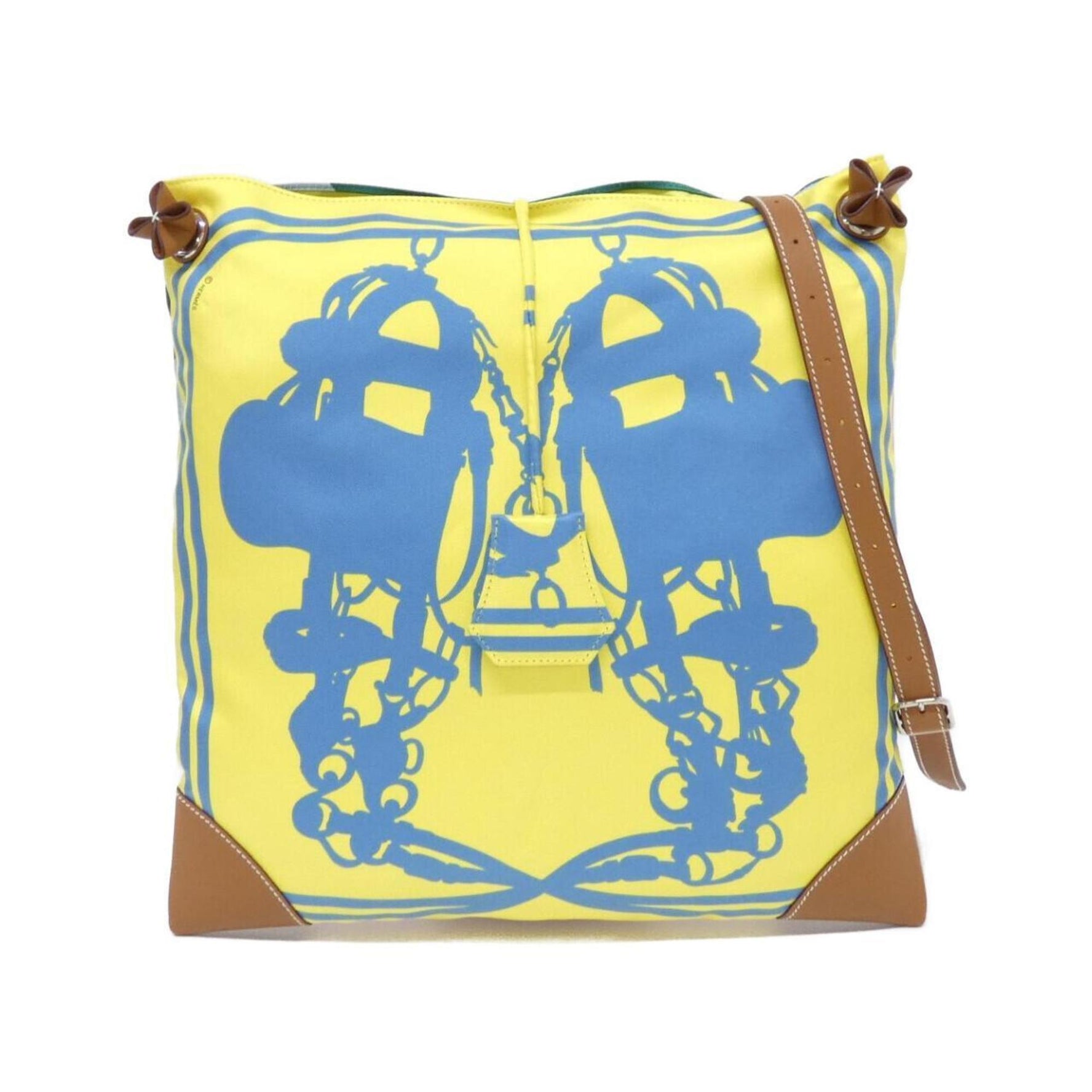 Hermes Hermès POIS CUT+BRIDES DE GALA Silky City Duo PM Shoulder Bag