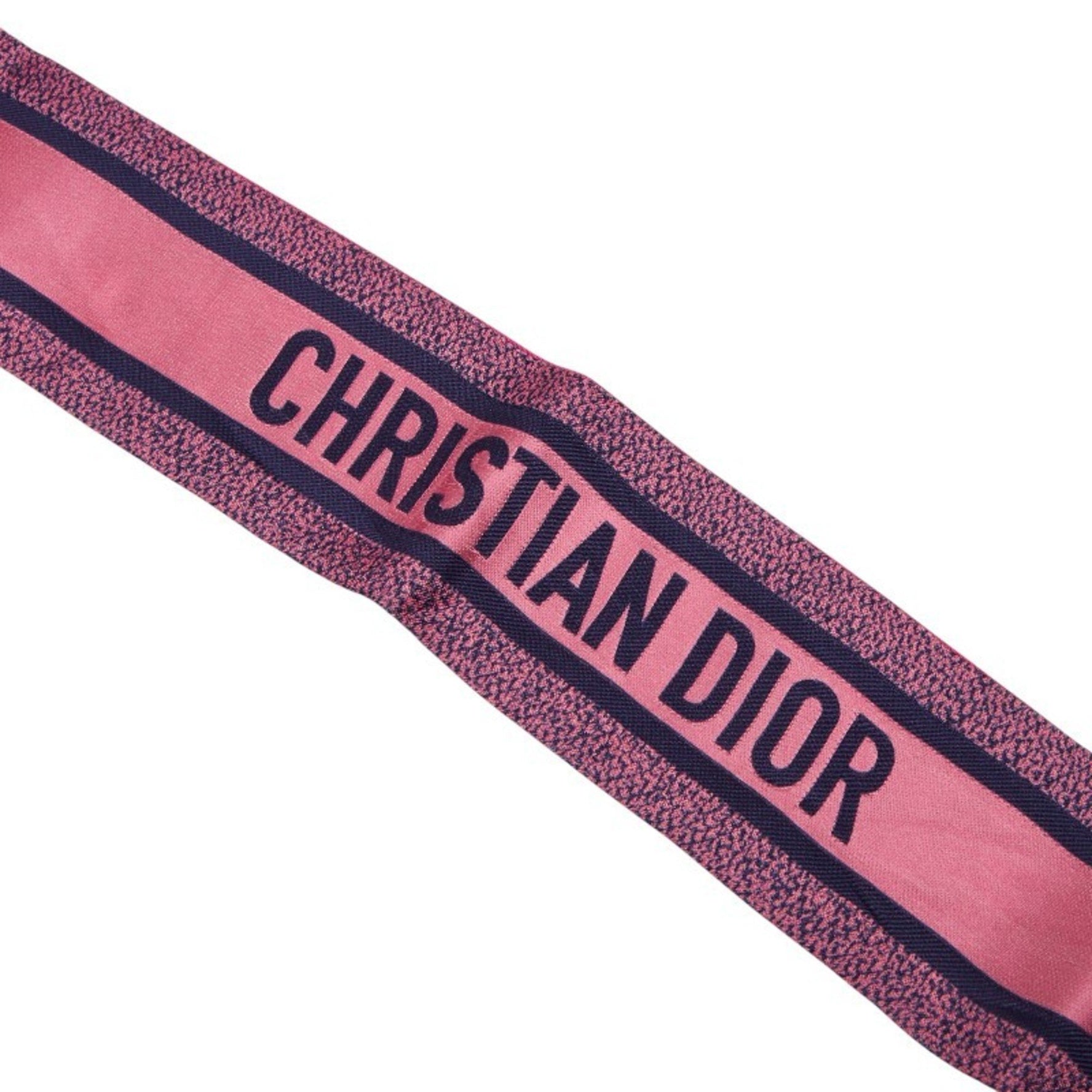 Christian Dior Floral Mitzah Scarf, Pink Multicolor Silk