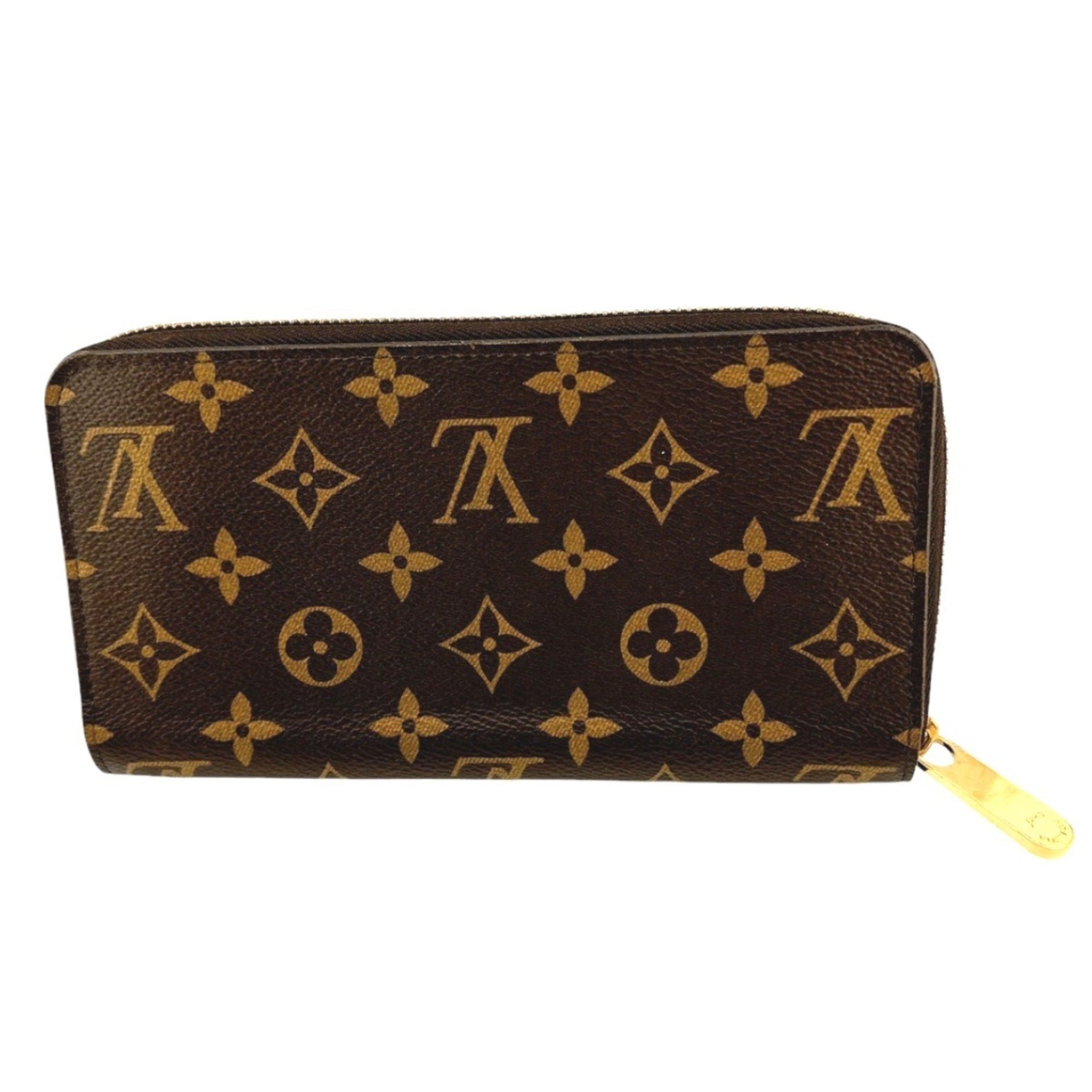 Louis Vuitton Long Wallet Round Zipper Monogram Zippy Canvas