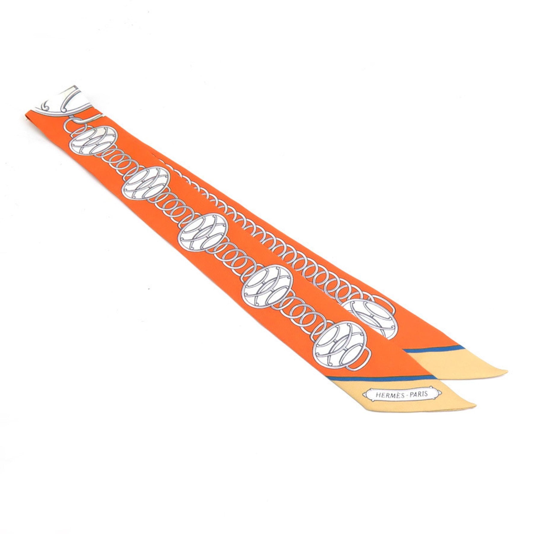 Hermes Scarf/Muffler Twilly Silk Multicolor