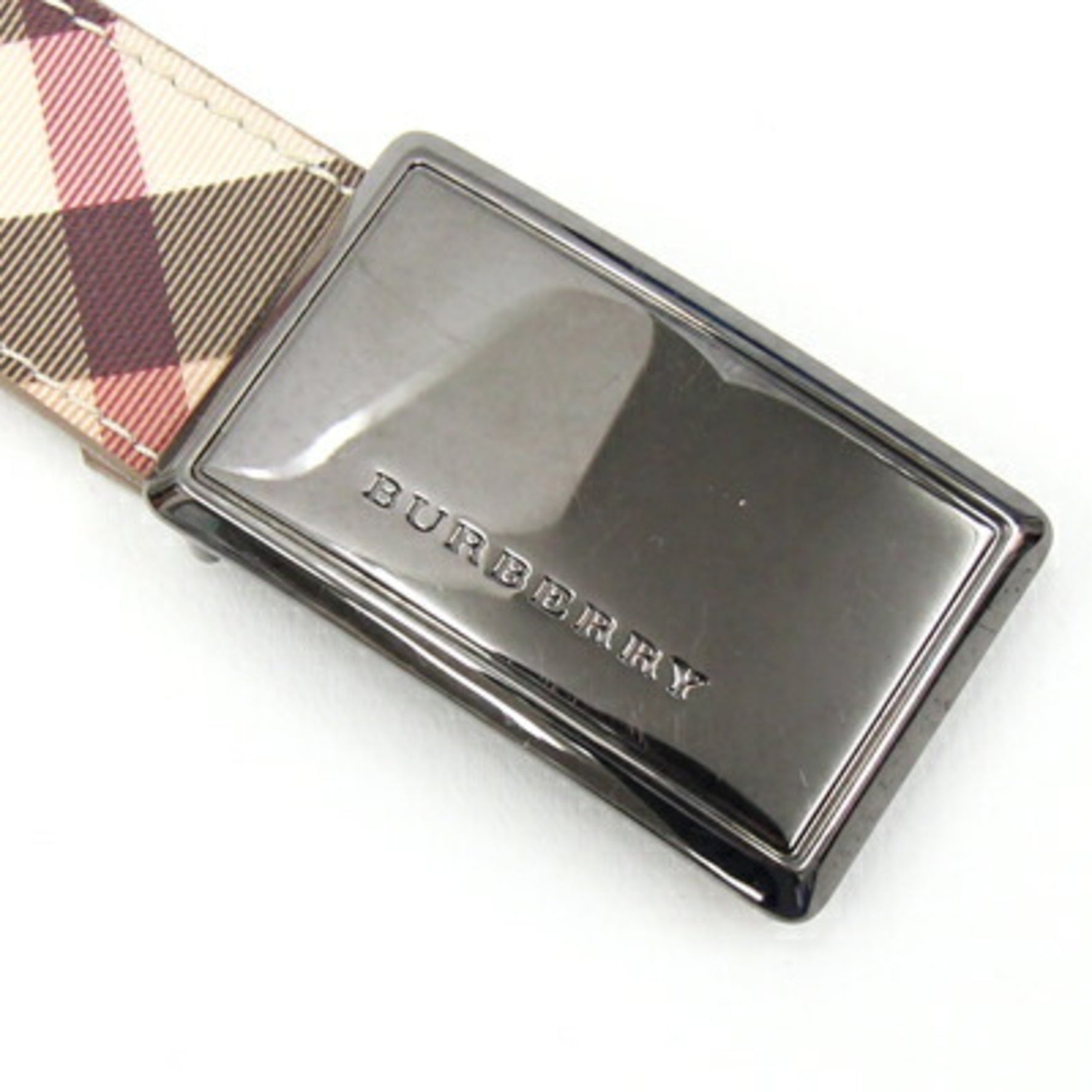 Burberry Belt PVC Leather Fashion Nova Check