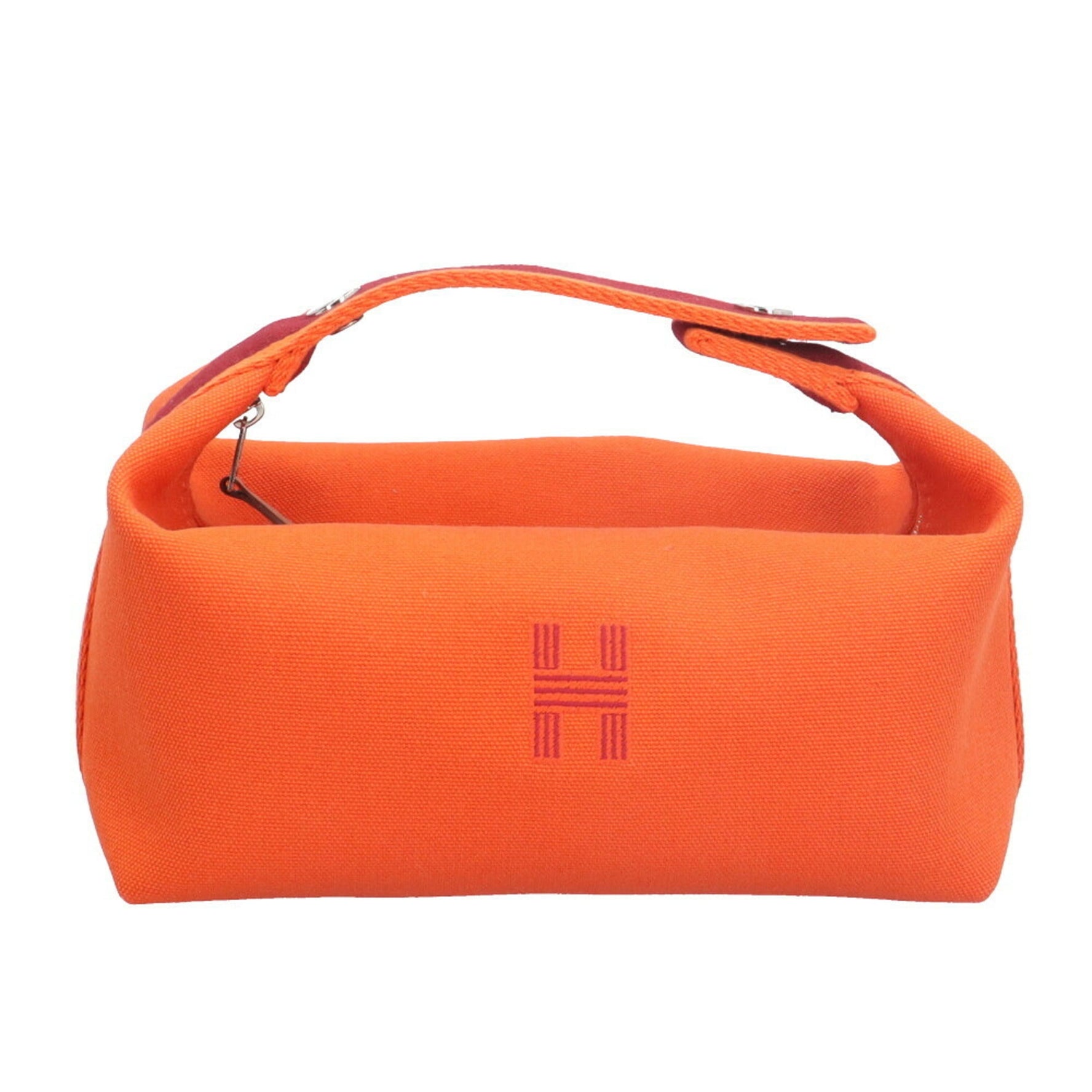 Hermes Bride à Black PM Pouch Cotton Canvas