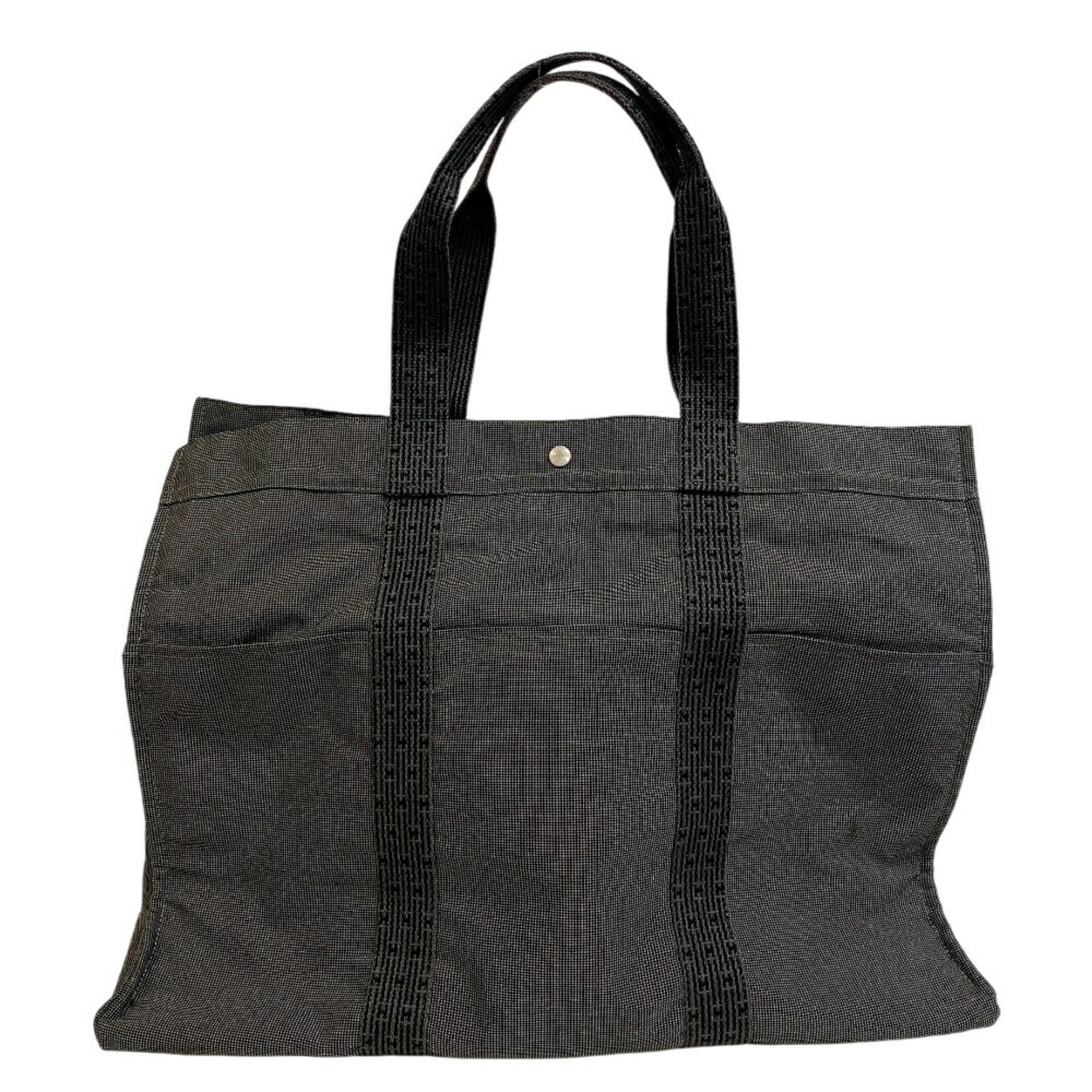 HERMES Boston Bag, Air Line Tote TGM Gray, Unisex