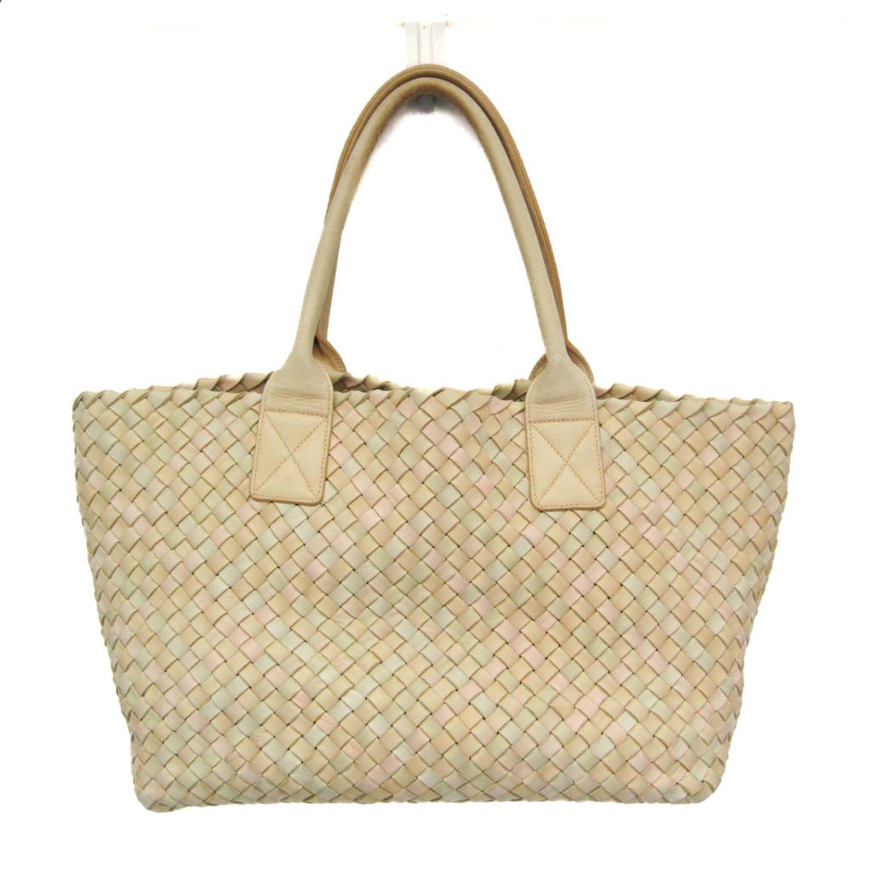 Bottega Veneta Intrecciato Cabas PM Women,Men Leather Tote Bag