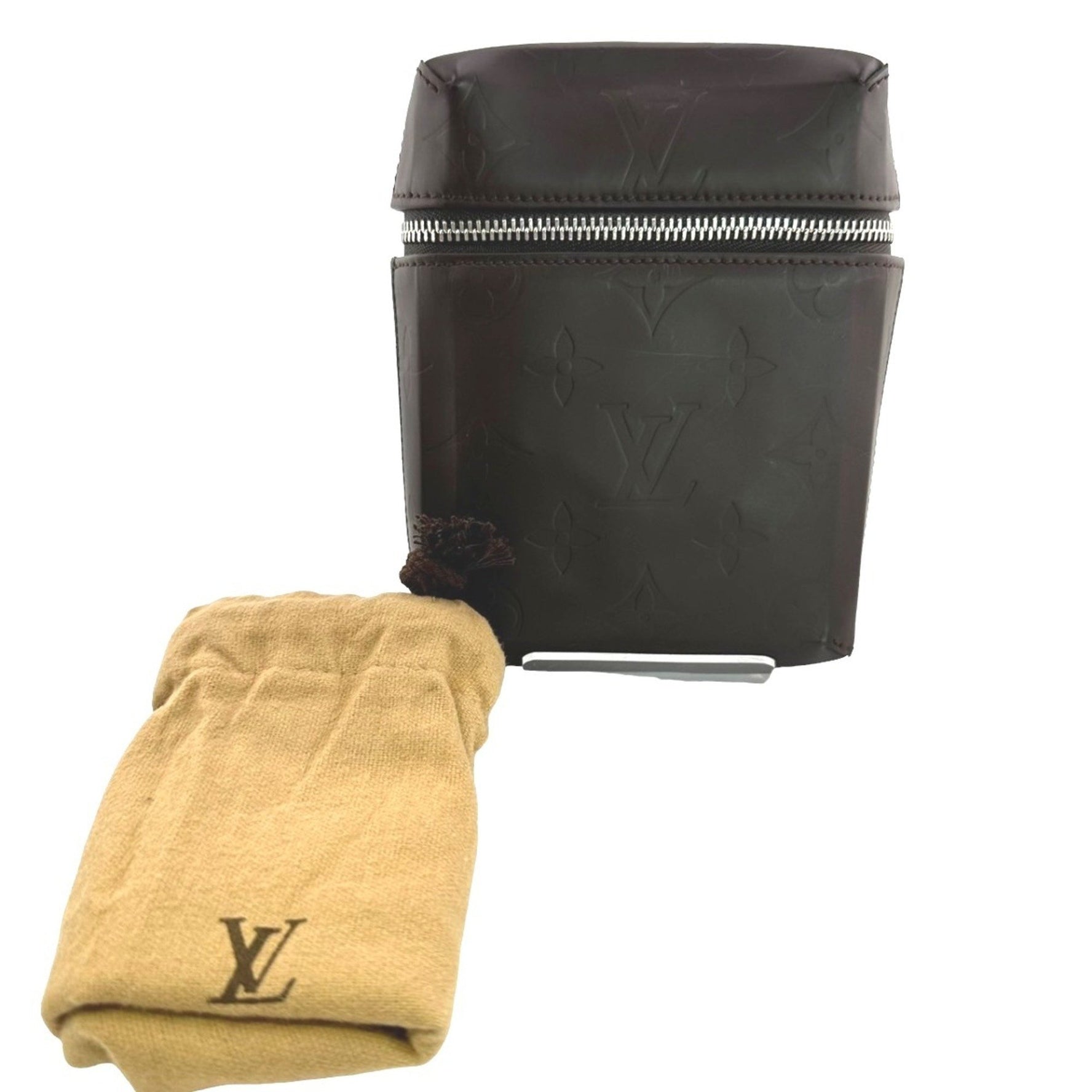 Louis Vuitton Pouch Waist Monogram Glace Ray Leather LV