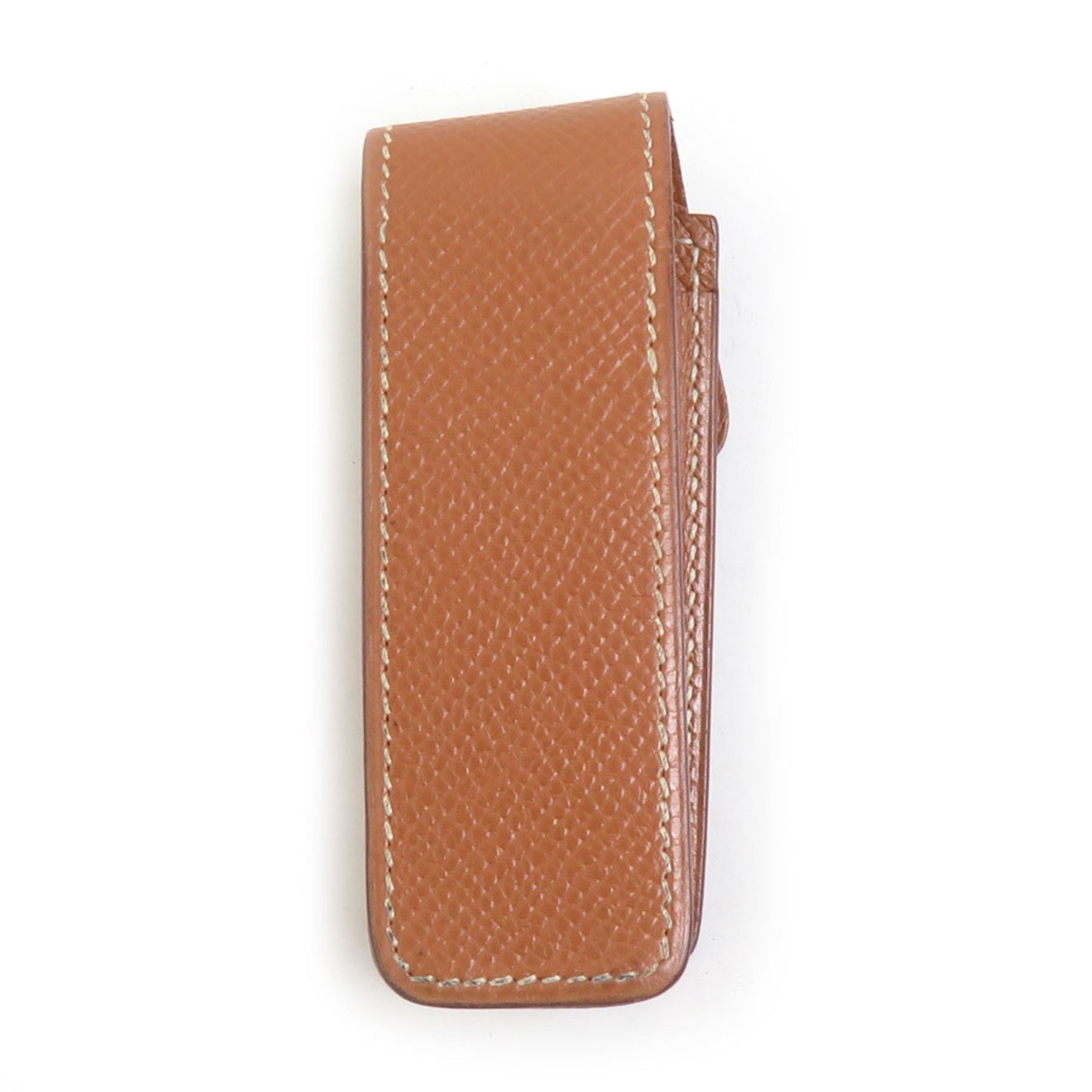 Hermès HERMES bag pouch gum case lipstick leather gold