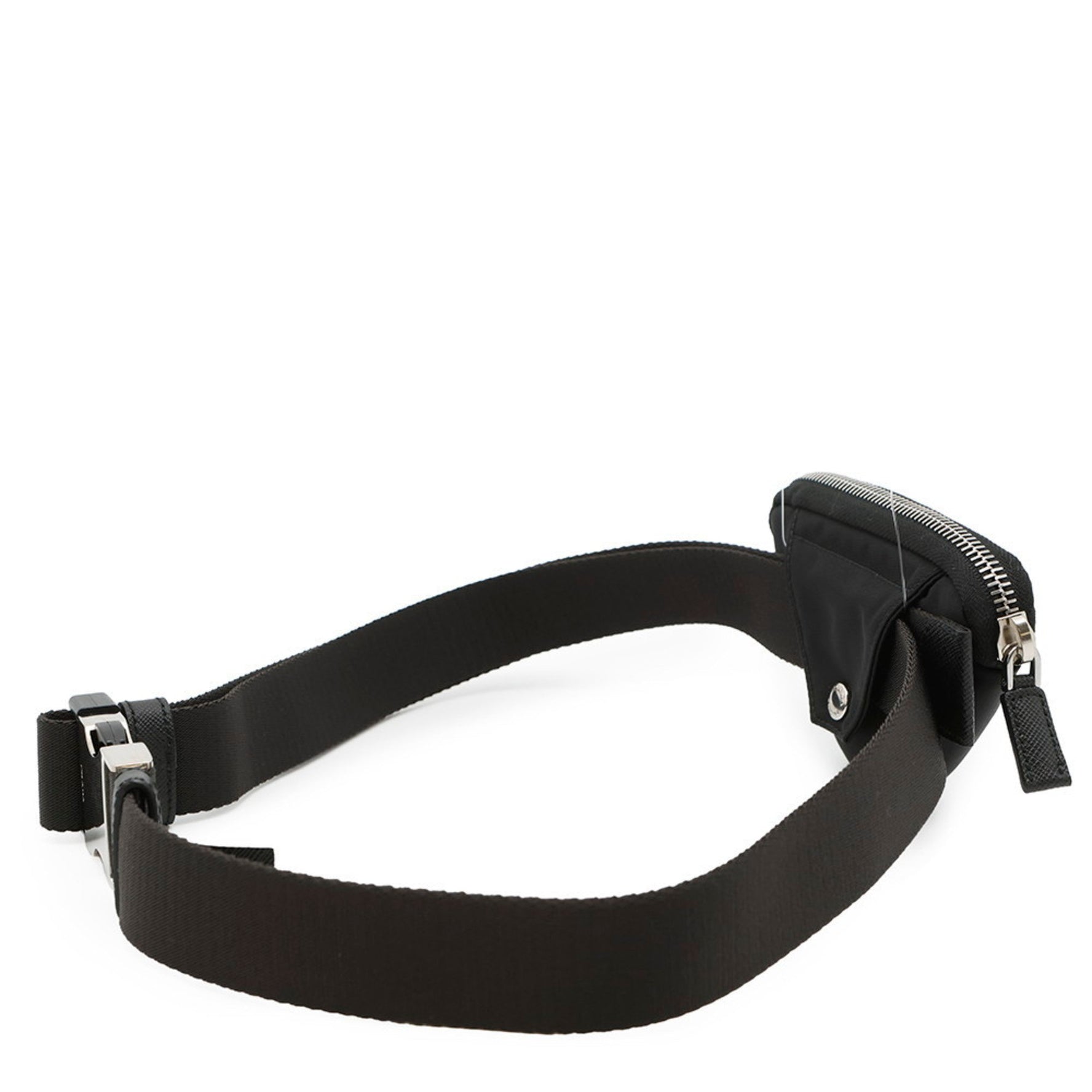 Prada Waist Pouch Triangle Nylon 2CN087 PRADA Black