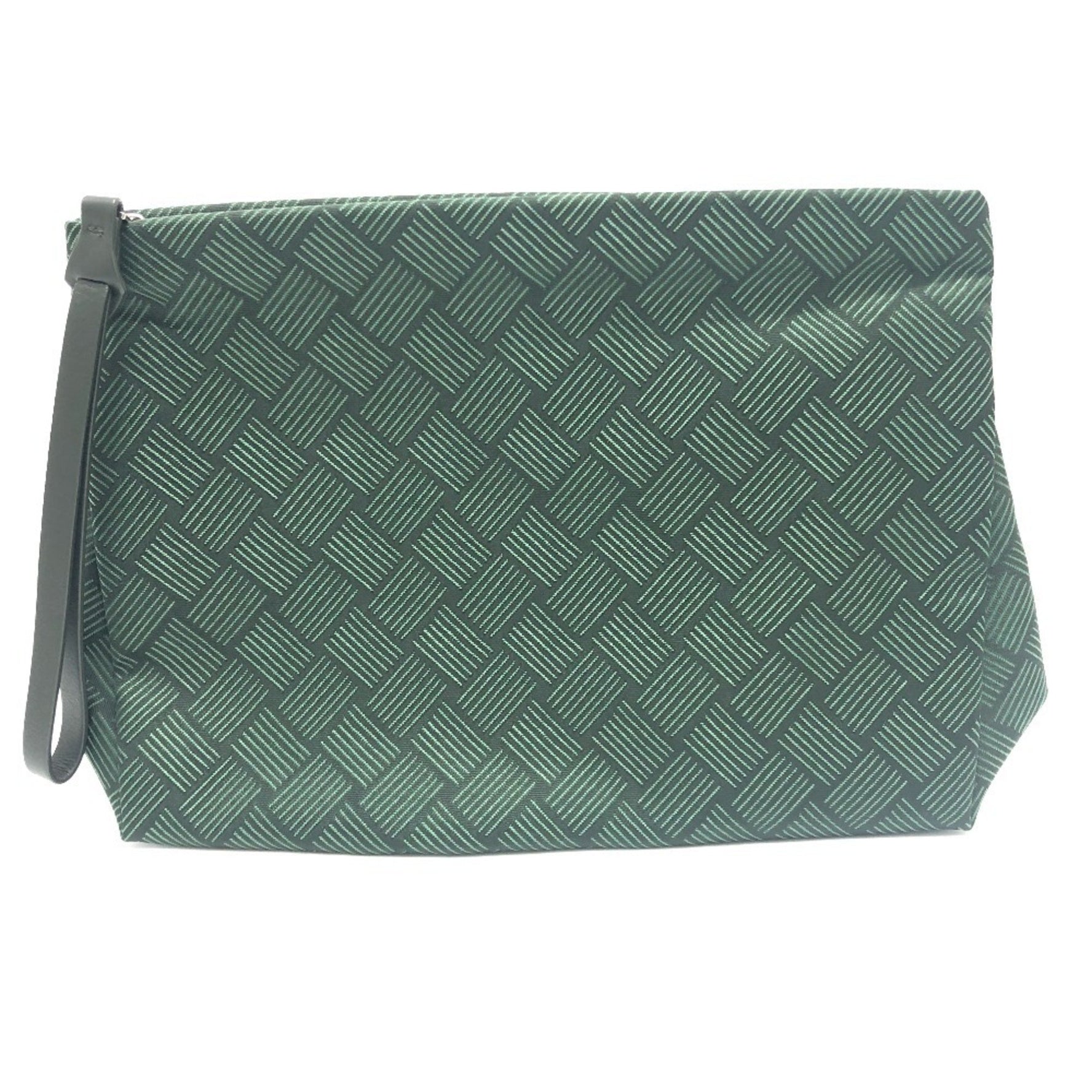 BOTTEGA VENETA Bottega Veneta all-over print intrecciato pouch with strap, second bag, clutch canvas