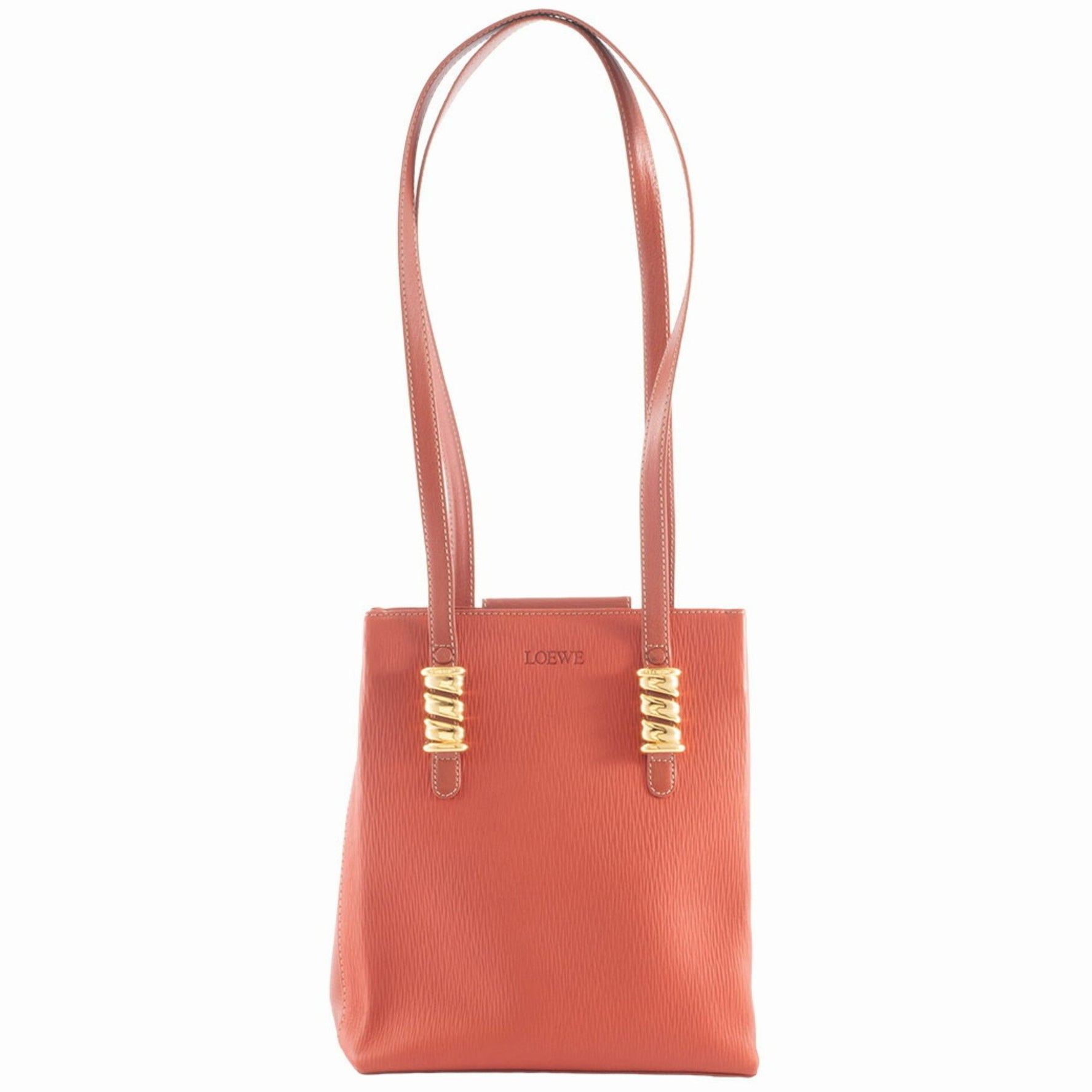 Loewe Velázquez Shoulder Bag, Leather, Tote, Twisted Hardware