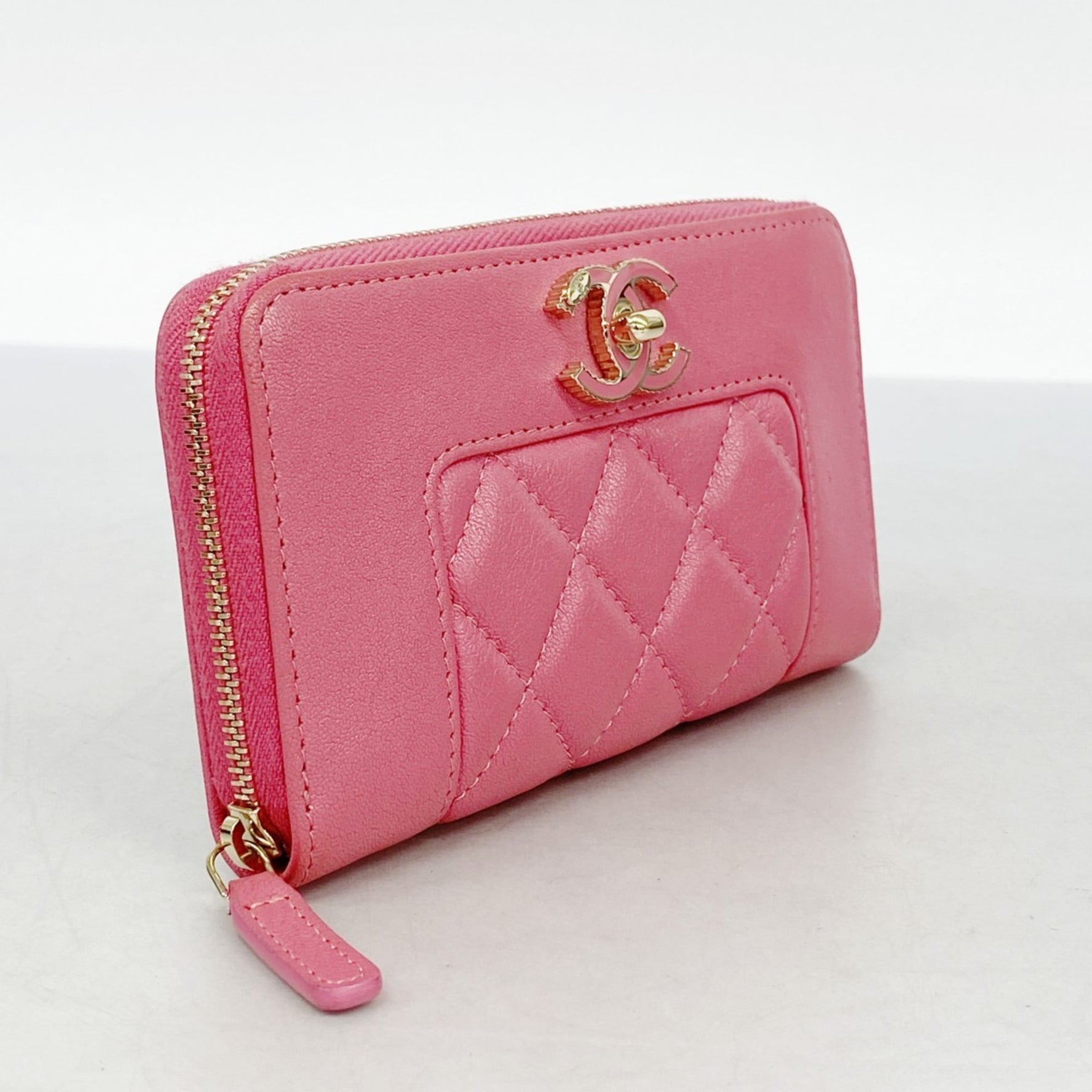 Chanel Mademoiselle Lambskin Wallet/Coin Case