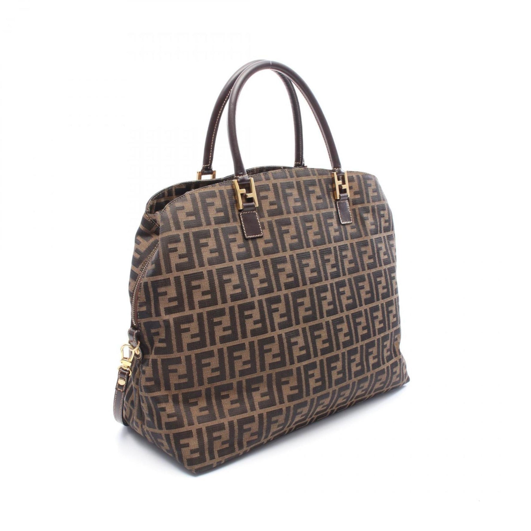 Fendi tote bag, canvas and leather