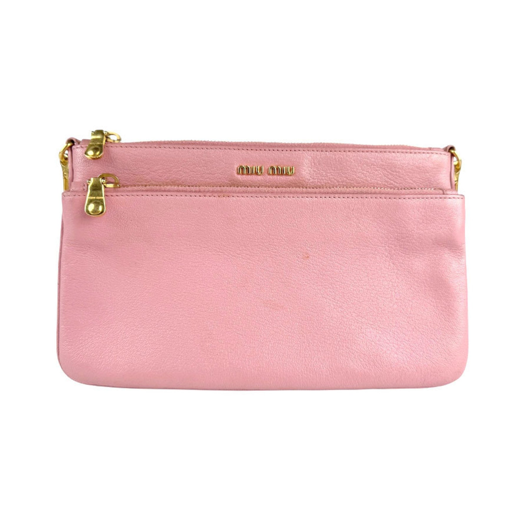 Miu Miu Miu shoulder bag in and gold leather