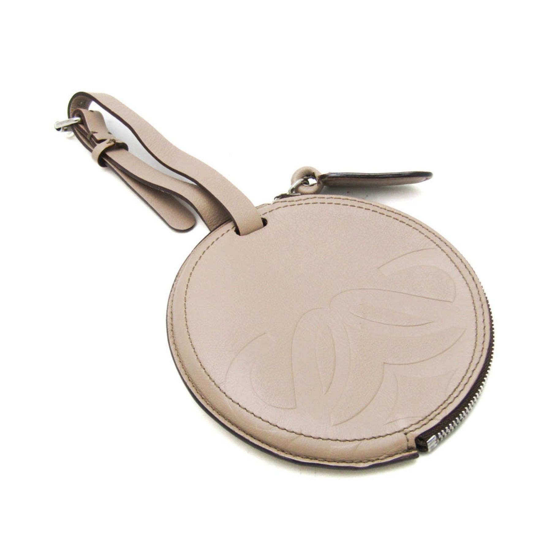 Loewe Round Coin Purse With Strap Women,Men Leather Coin Purse/coin Case
