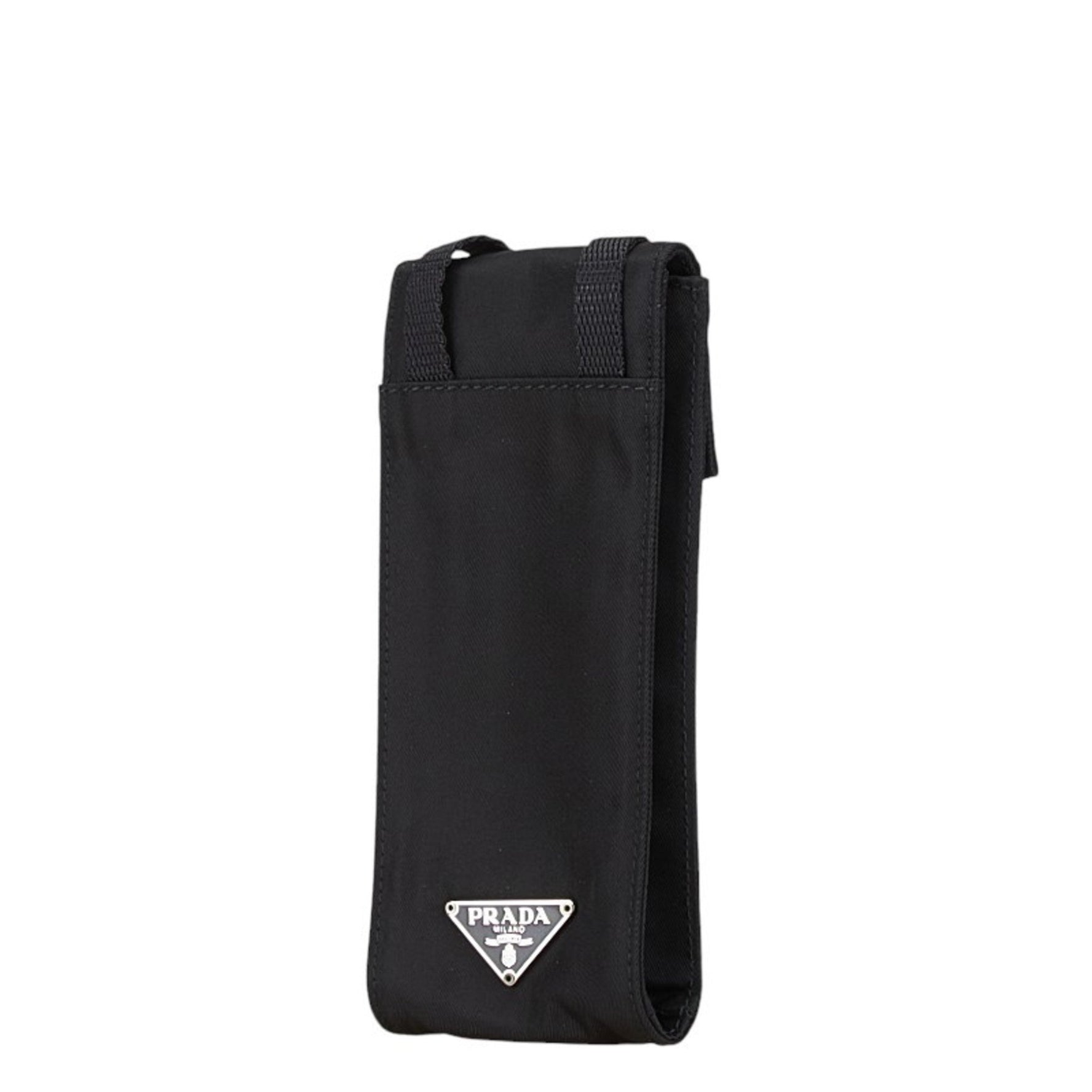 Prada Triangle Plate Shoulder Bag Nylon