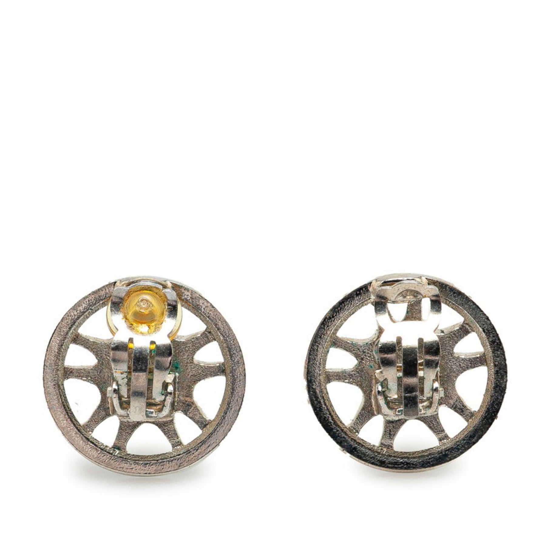 Chanel Coco Mark Earrings Metal
