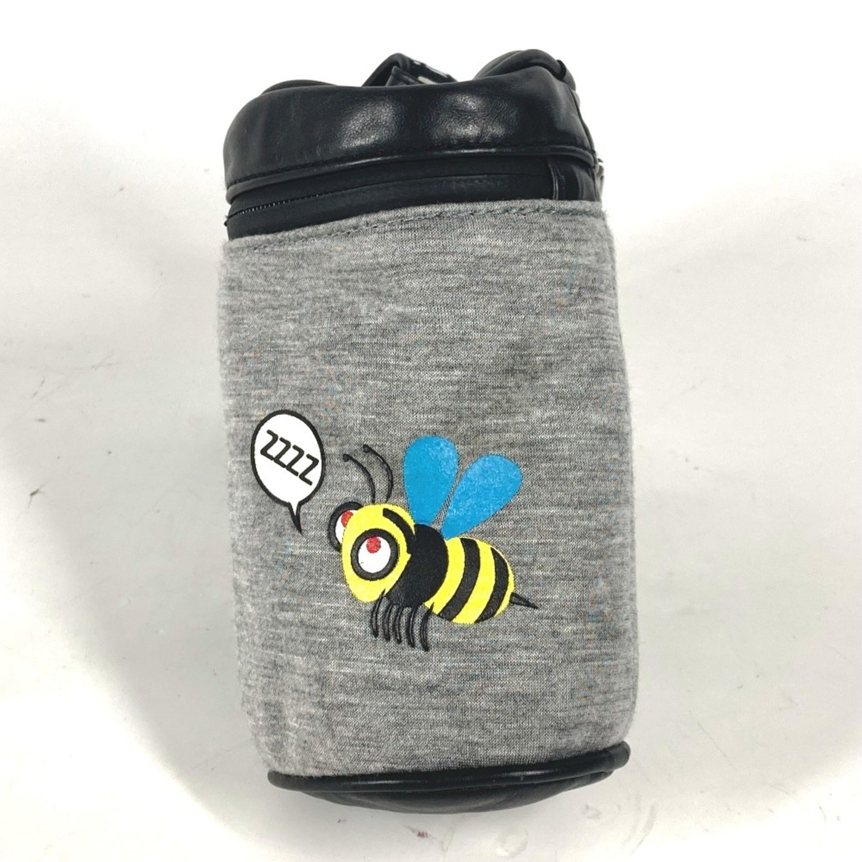 FENDI BABY Bottle Case, Baby Pouch, Holder, Canvas, Grey