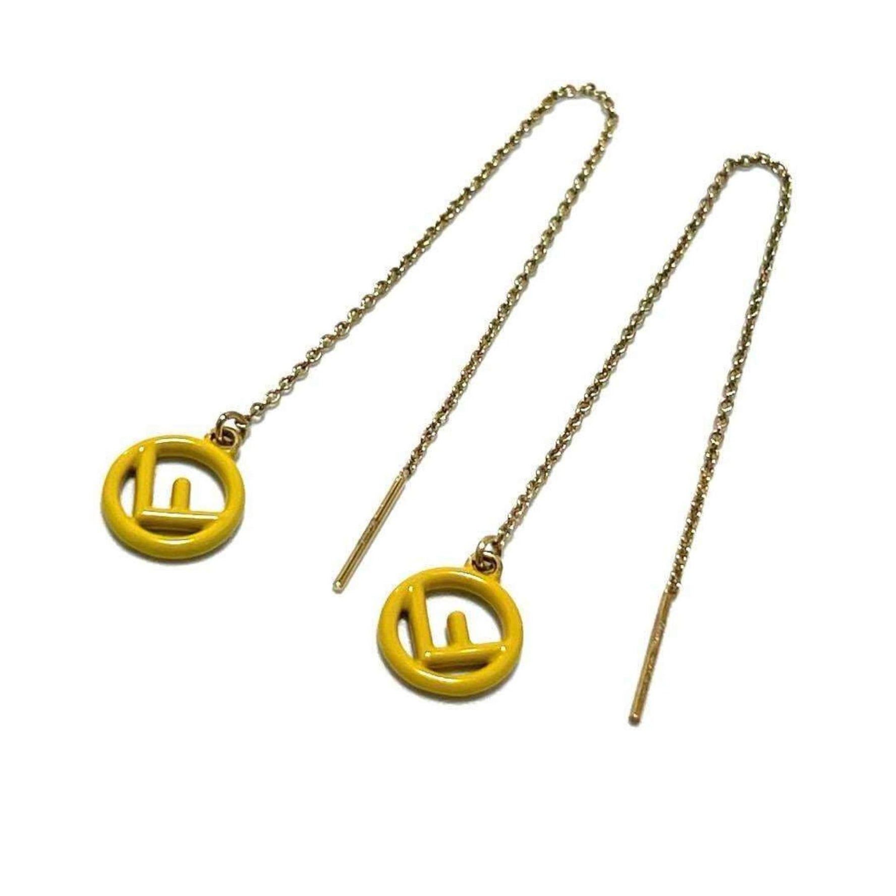 FENDI Chain Drop Earrings F is