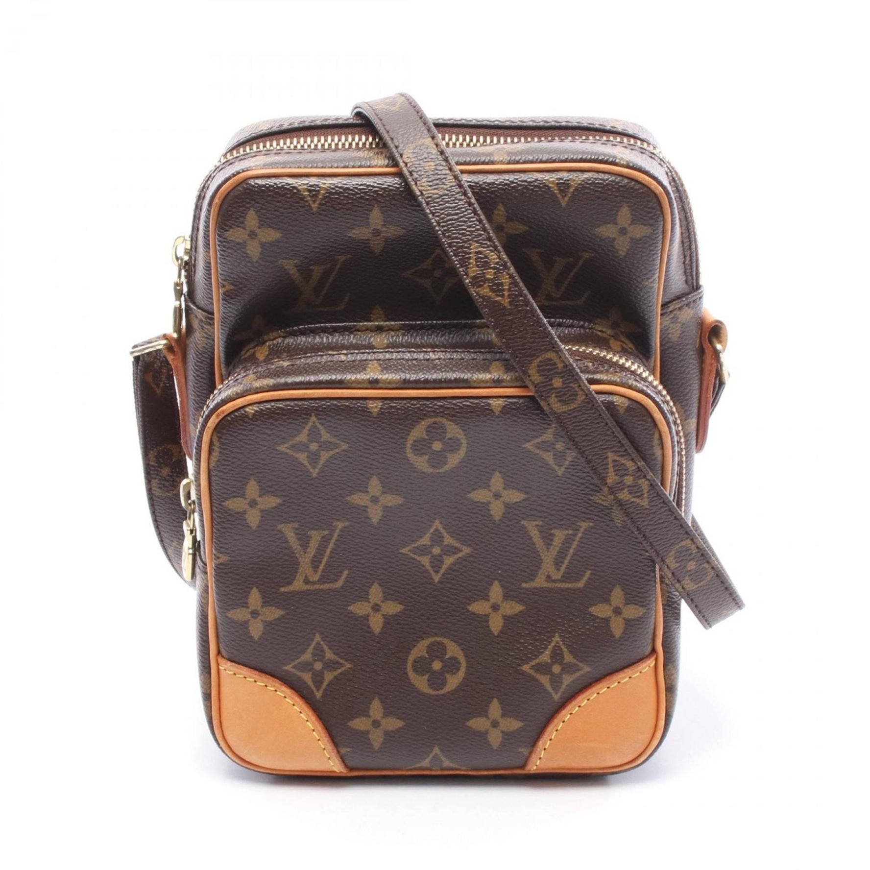 Louis Vuitton Amazon Shoulder Bag, Coated Canvas and Leather, Monogram, Brown