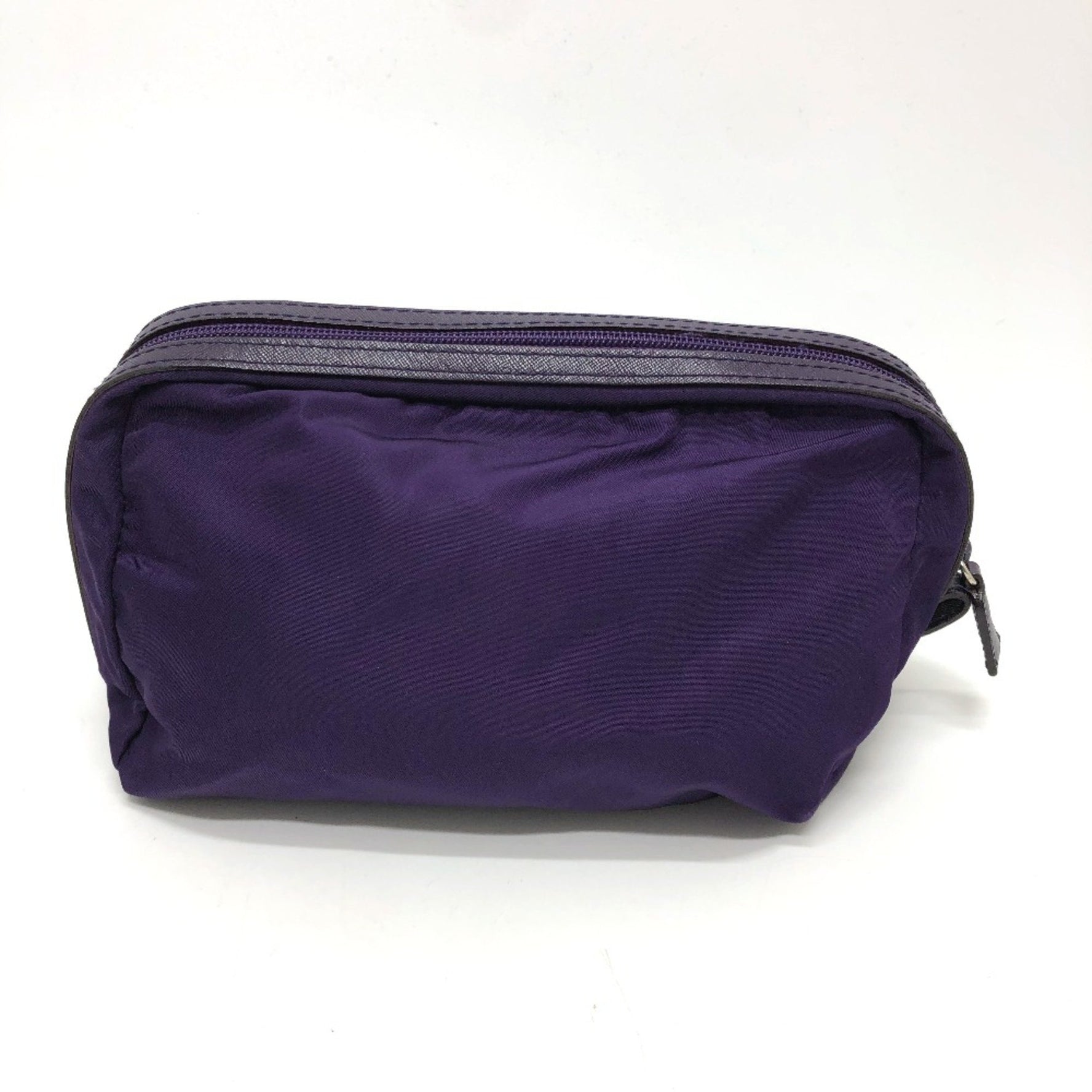 PRADA Triangle logo Cosmetics Pouch Pouch
