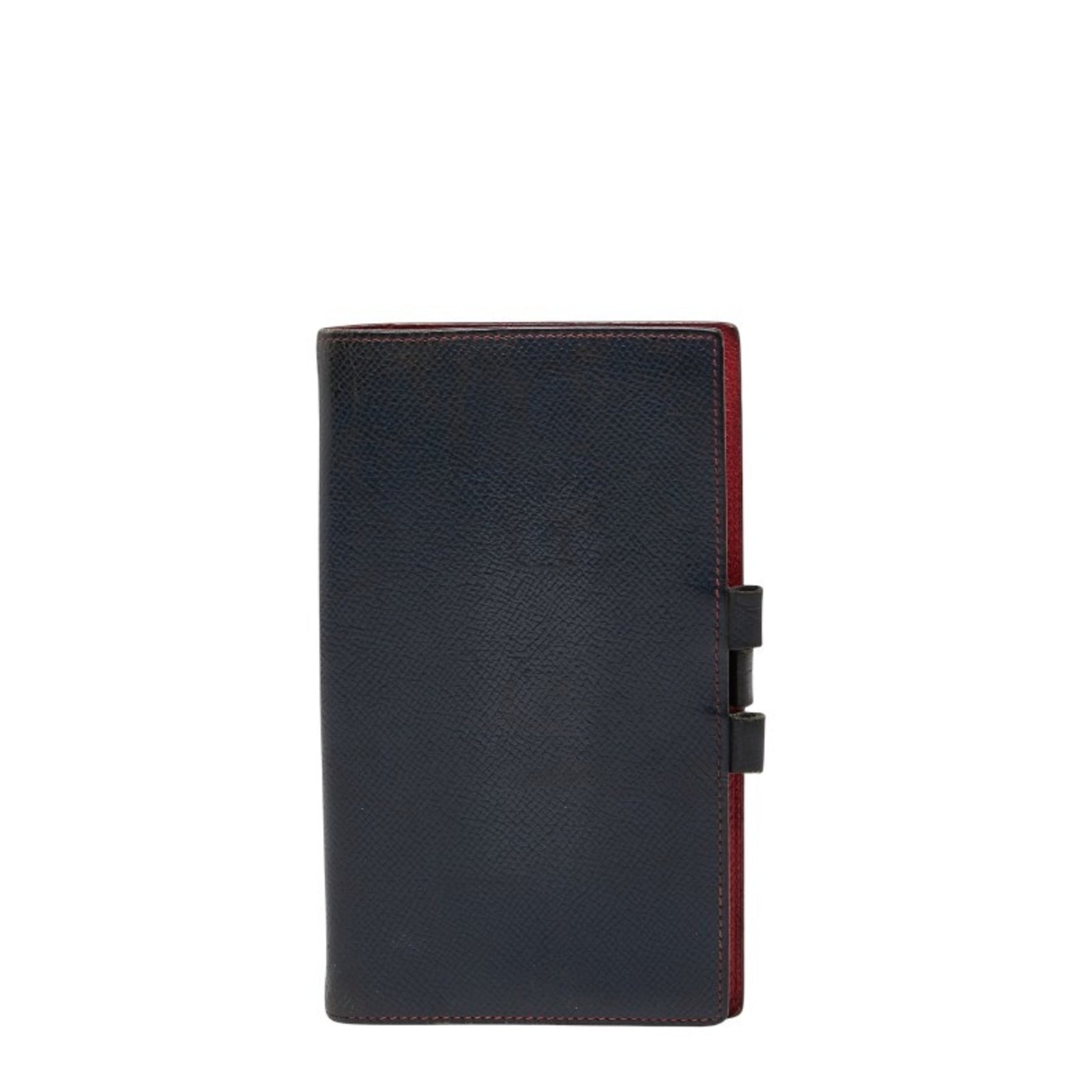 Hermes Agenda Notebook Cover Navy Red Couchbel