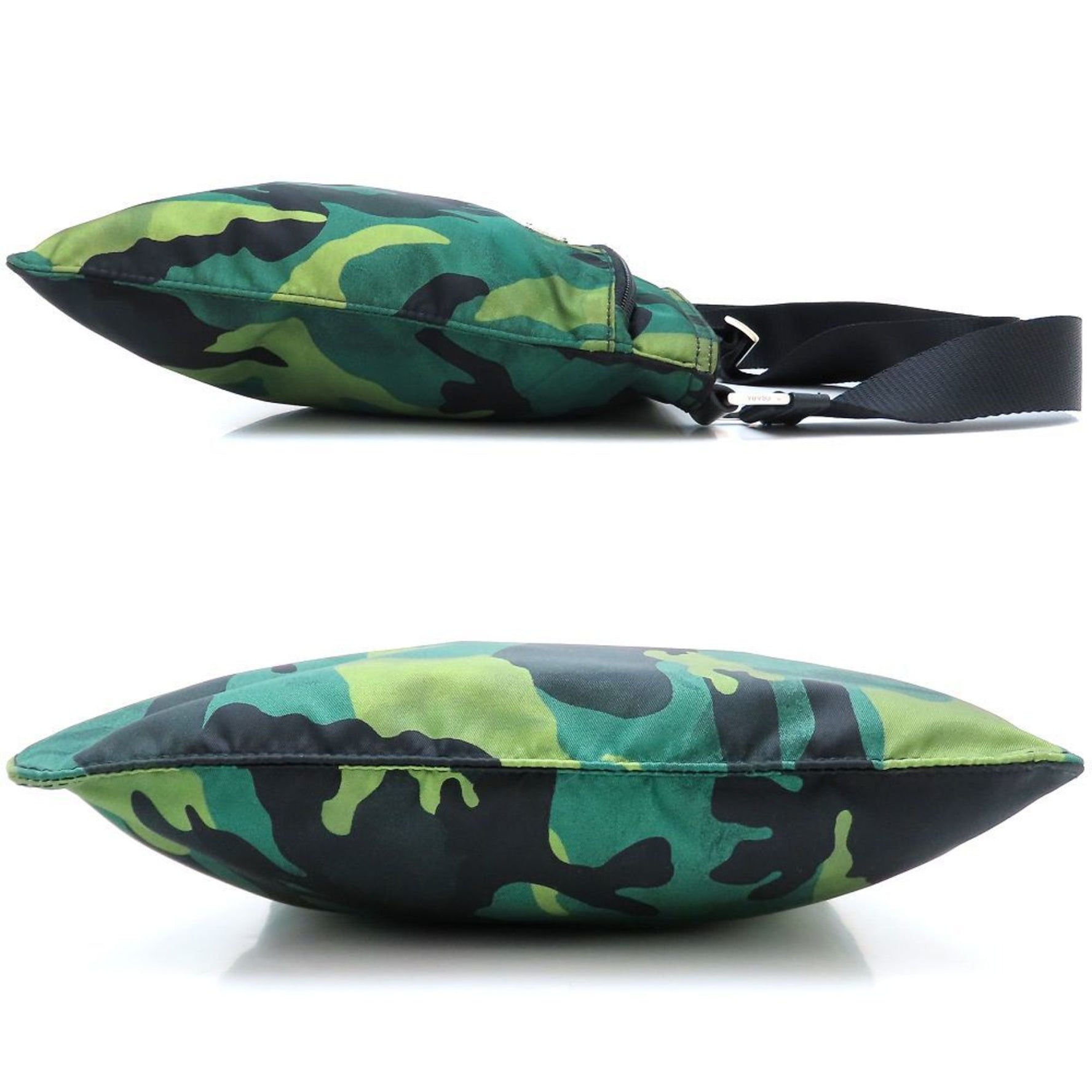 PRADA Camouflage Shoulder Bag, Men's/Women's, Nylon, Green, Outlet, Men's