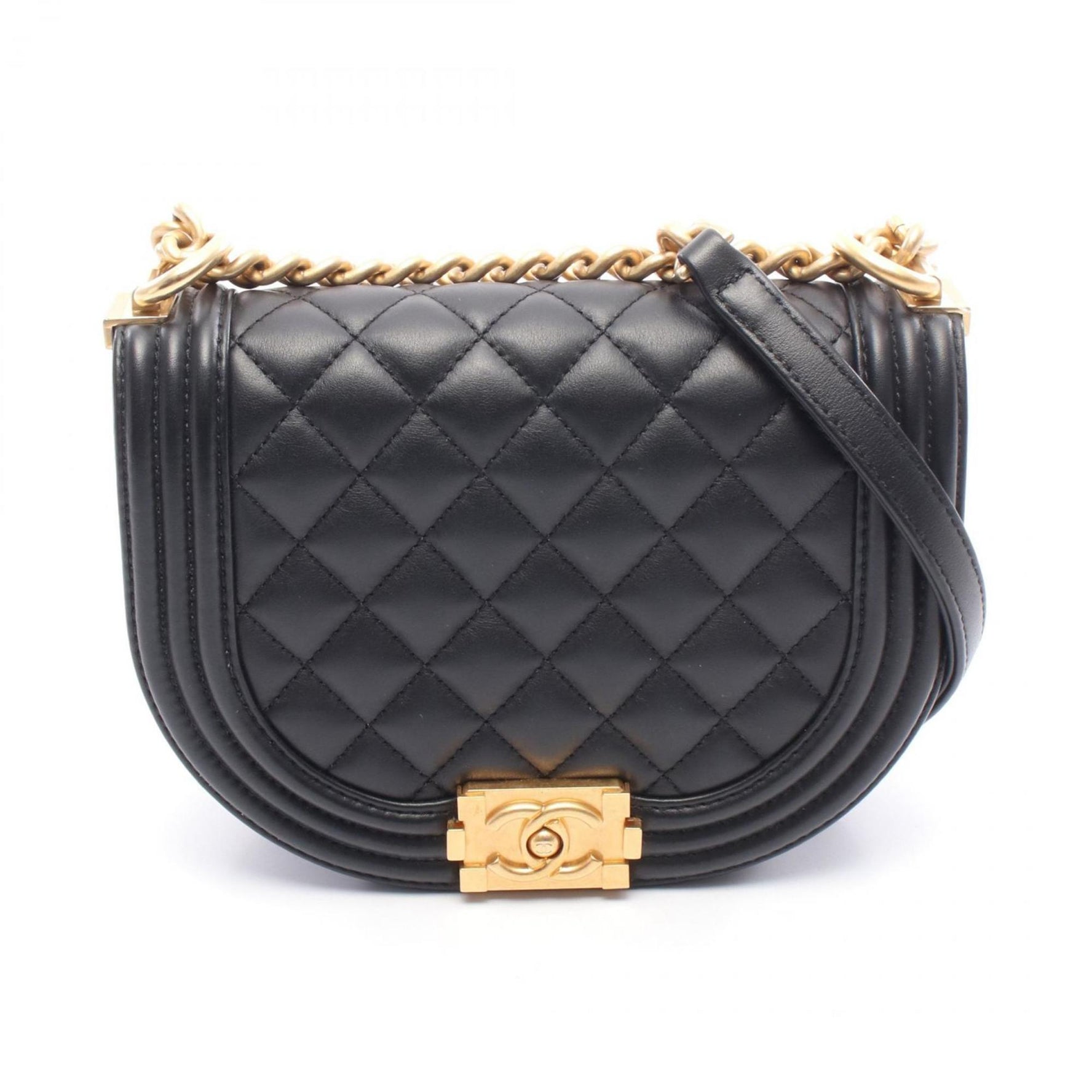 CHANEL Boy Shoulder Bag, Lambskin Leather