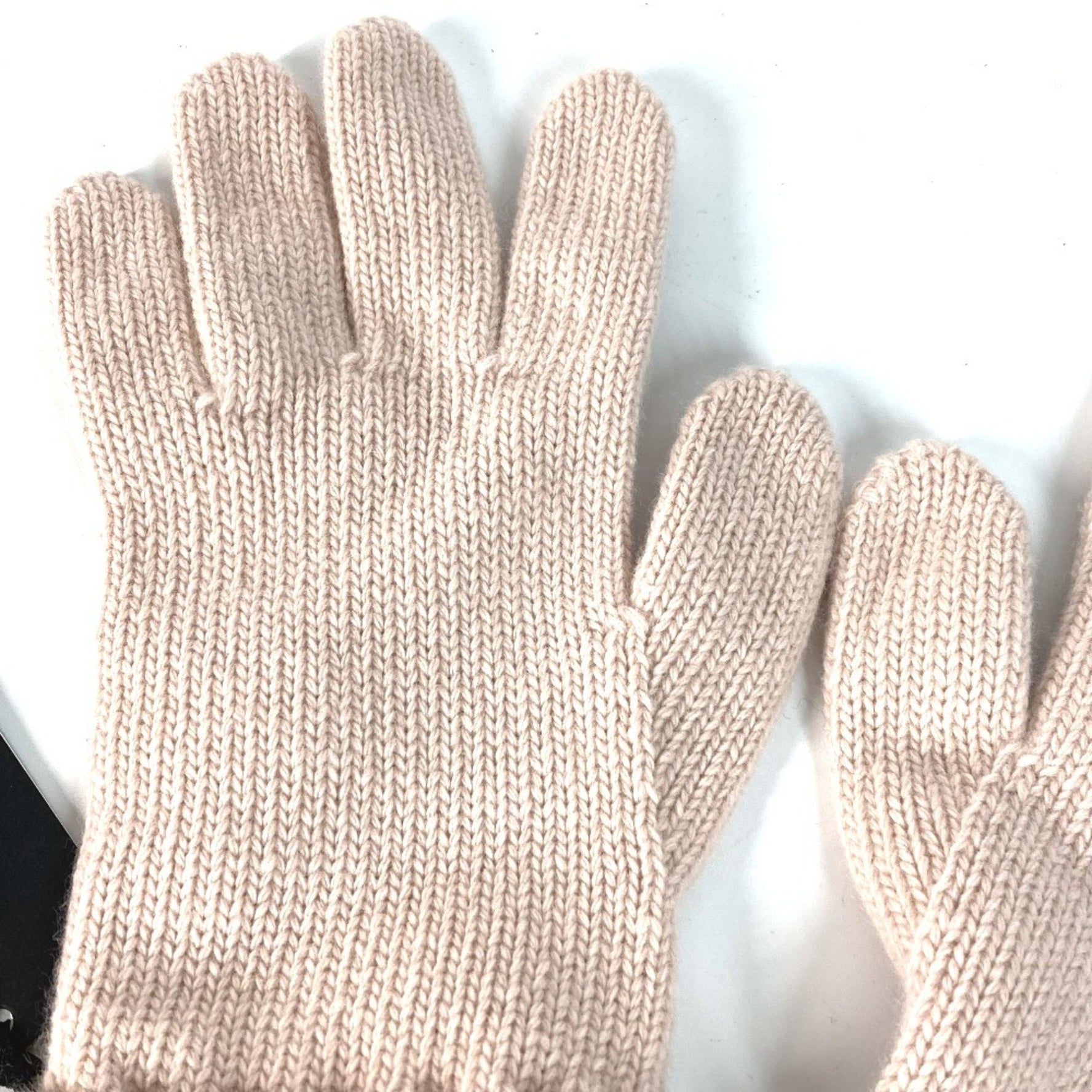 FENDI Gloves Wool Light Pink