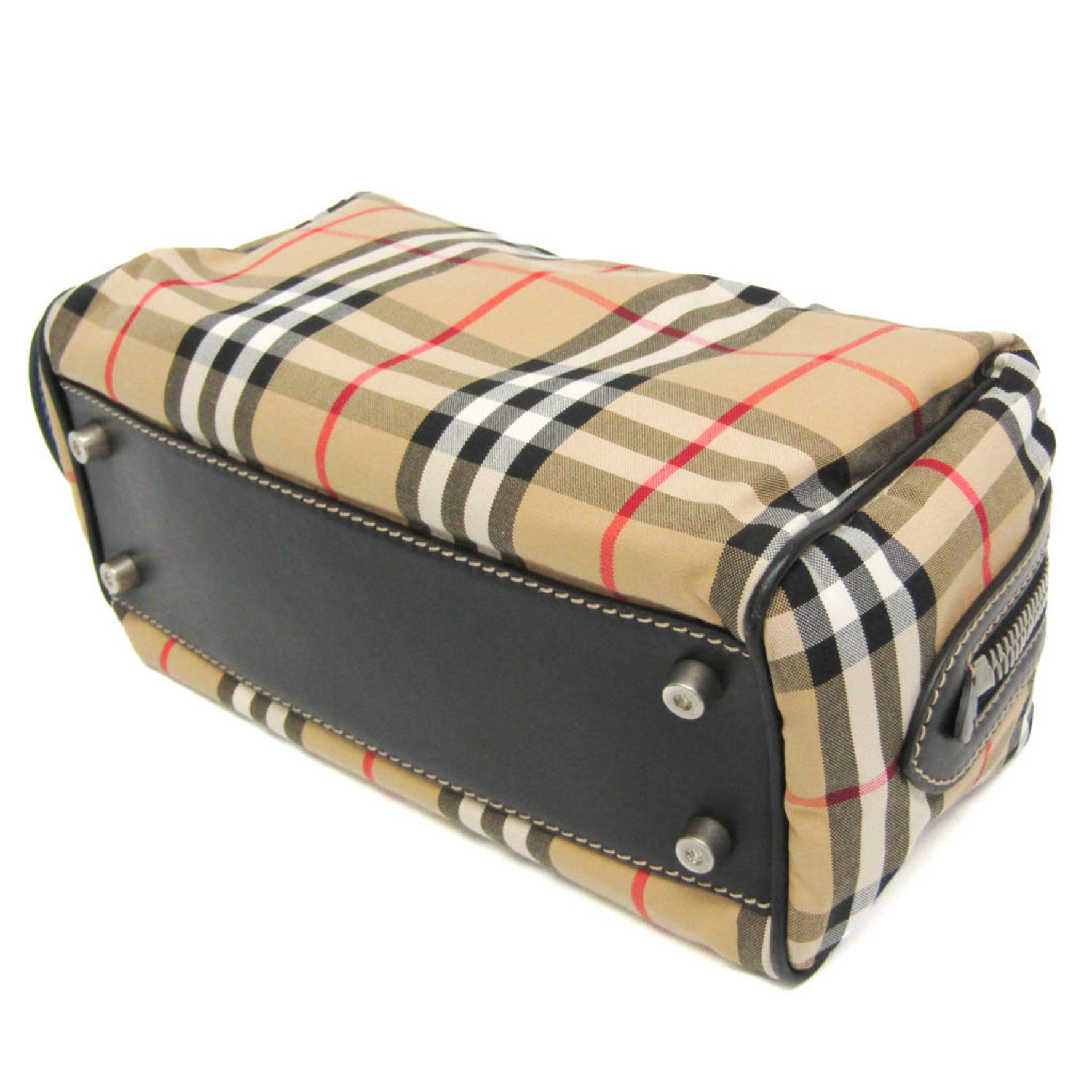 Burberry Vintage Check Wash Bag Women,Men Leather,Nylon Canvas Clutch Bag,Pouch