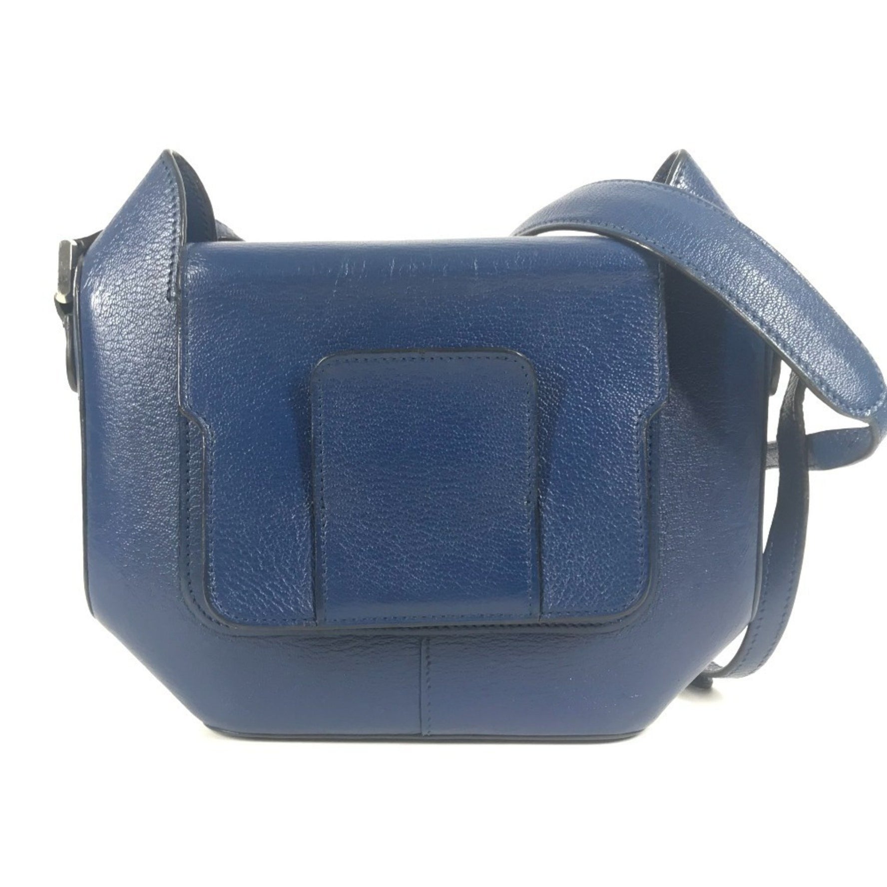 HERMES H Logo Octagon Flap Bag, Crossbody Pochette Shoulder Epson, Men's and