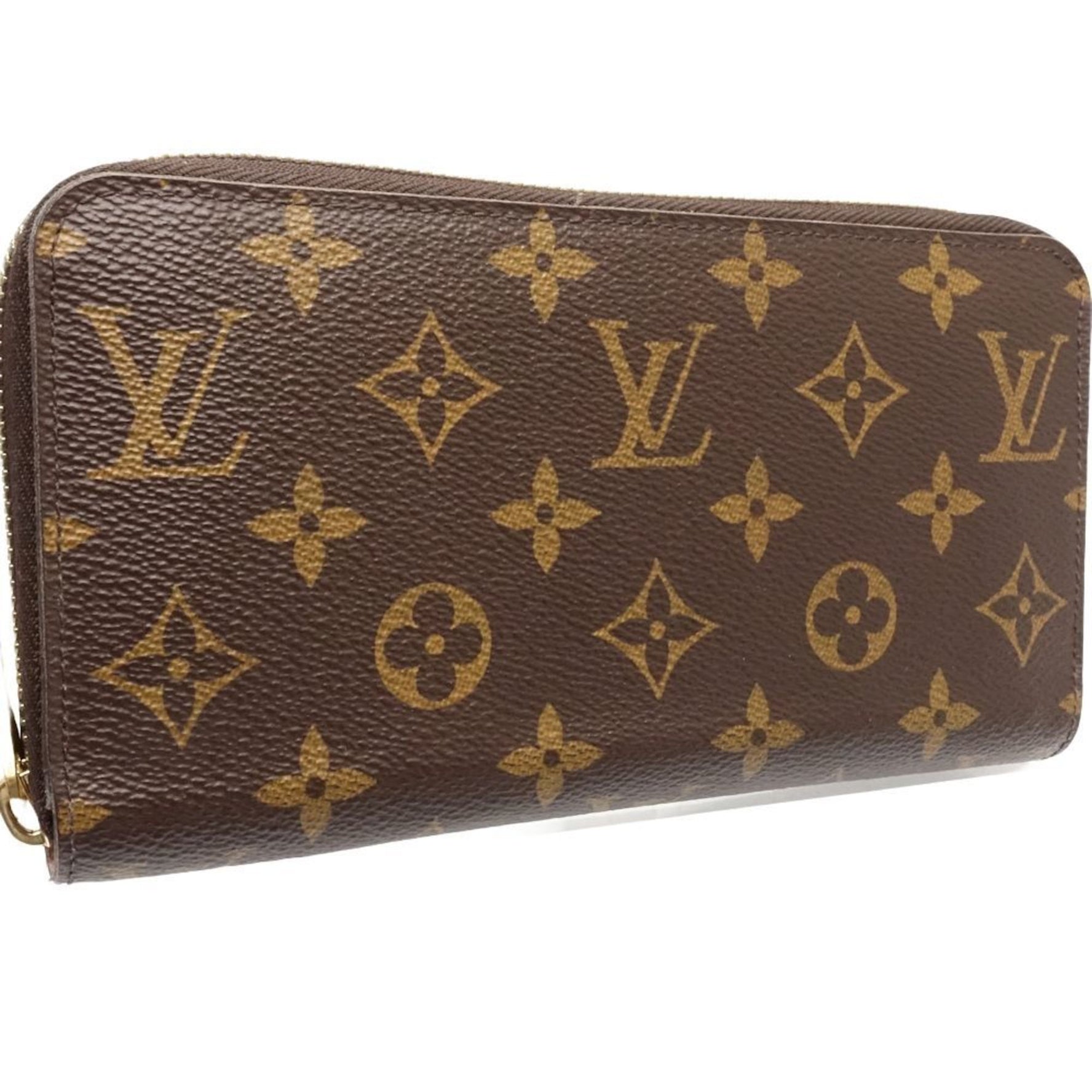 Louis Vuitton Monogram Long Wallet Zippy Brown