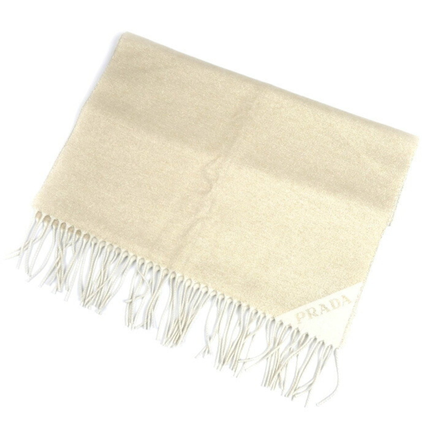 PRADA Jacquard Evening Scarf, Gold and IC Chip, Silk, Cashmere, Lurex