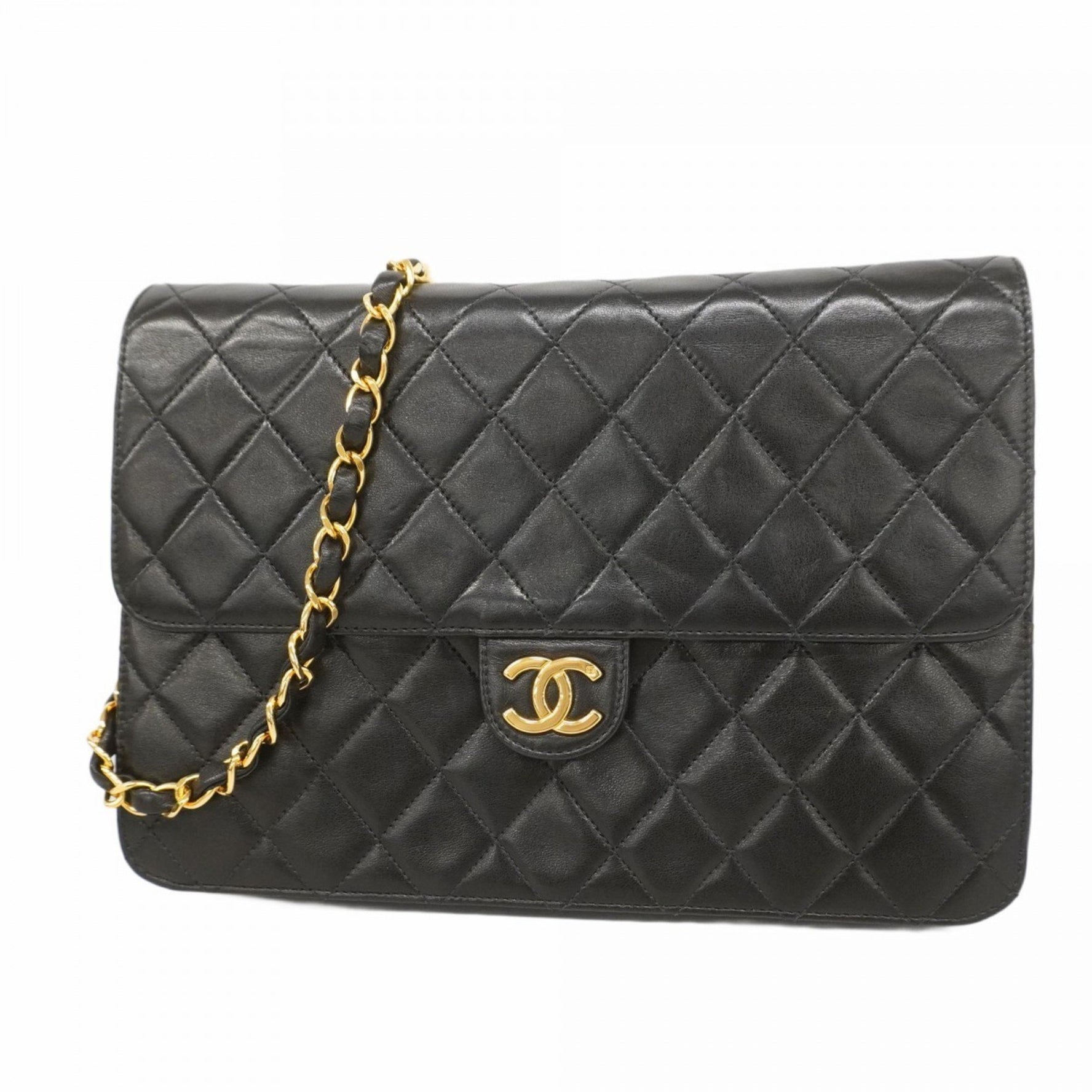 Chanel Matelasse Shoulder Bag with Chain Bag, Lambskin
