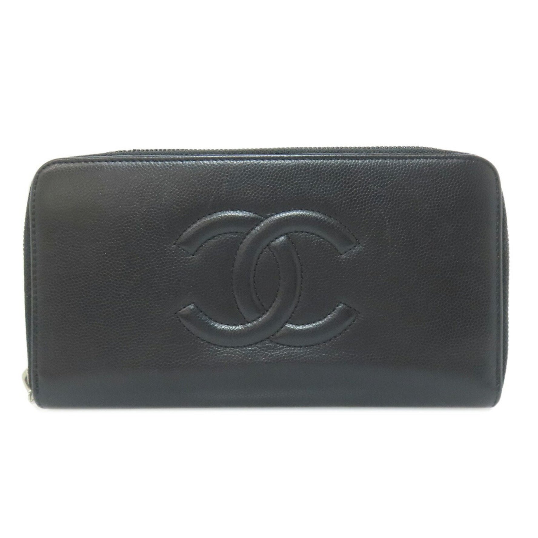 Chanel Coco Mark Long Wallet Calfskin