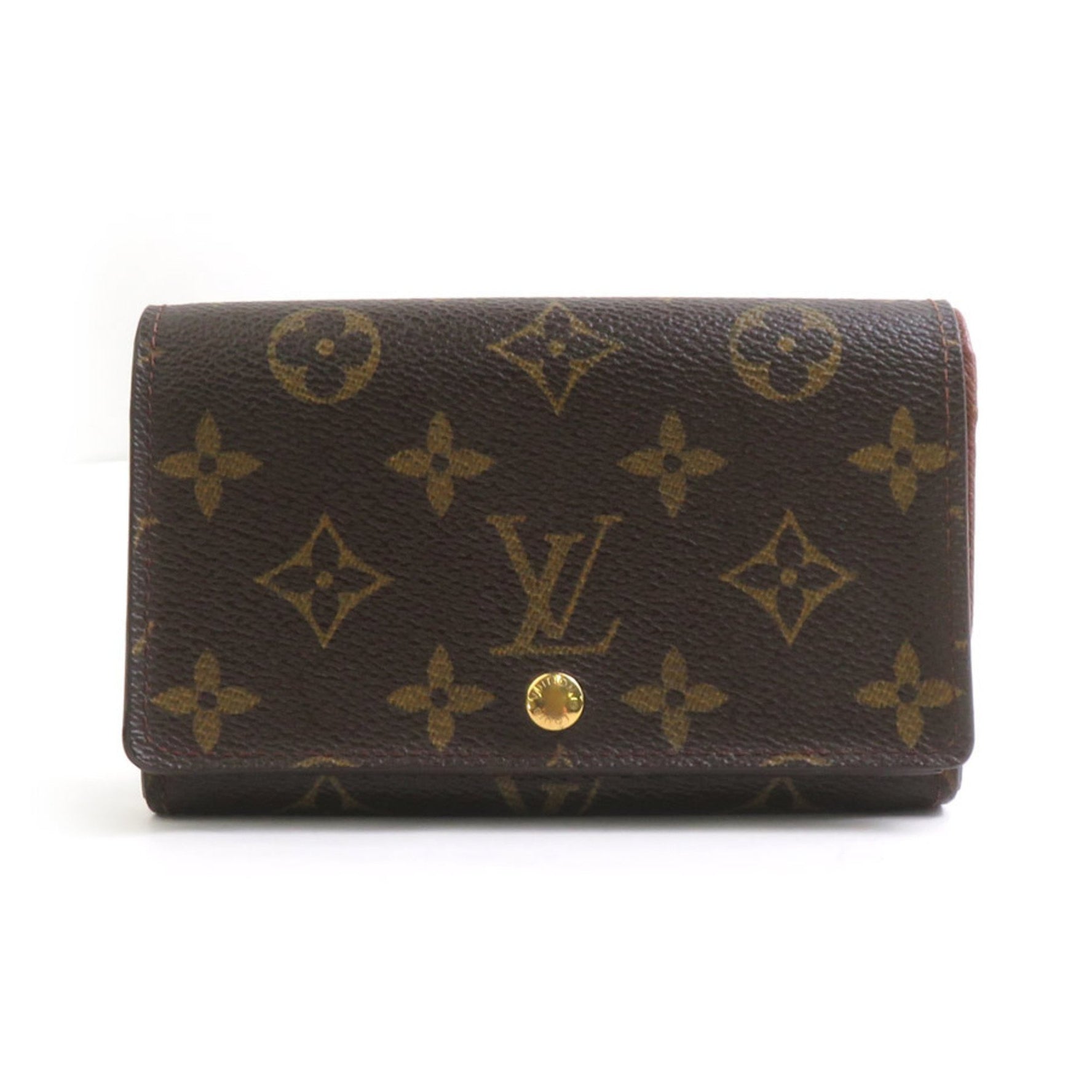 Louis Vuitton Bi-fold wallet Monogram Porte Monnaie Bi-Tresor canvas