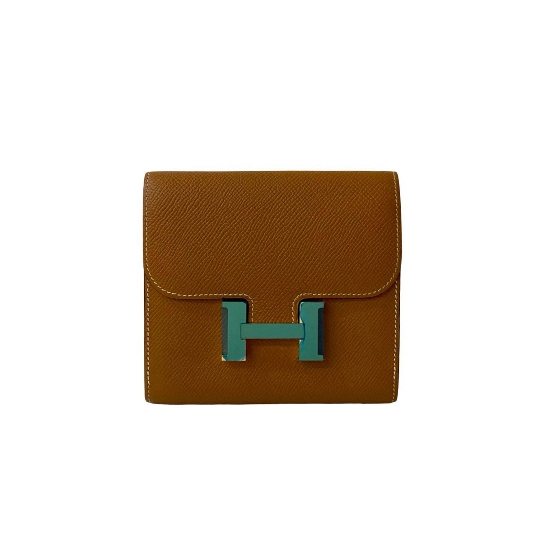 HERMES Constance Compact Epsom Leather Bifold Wallet