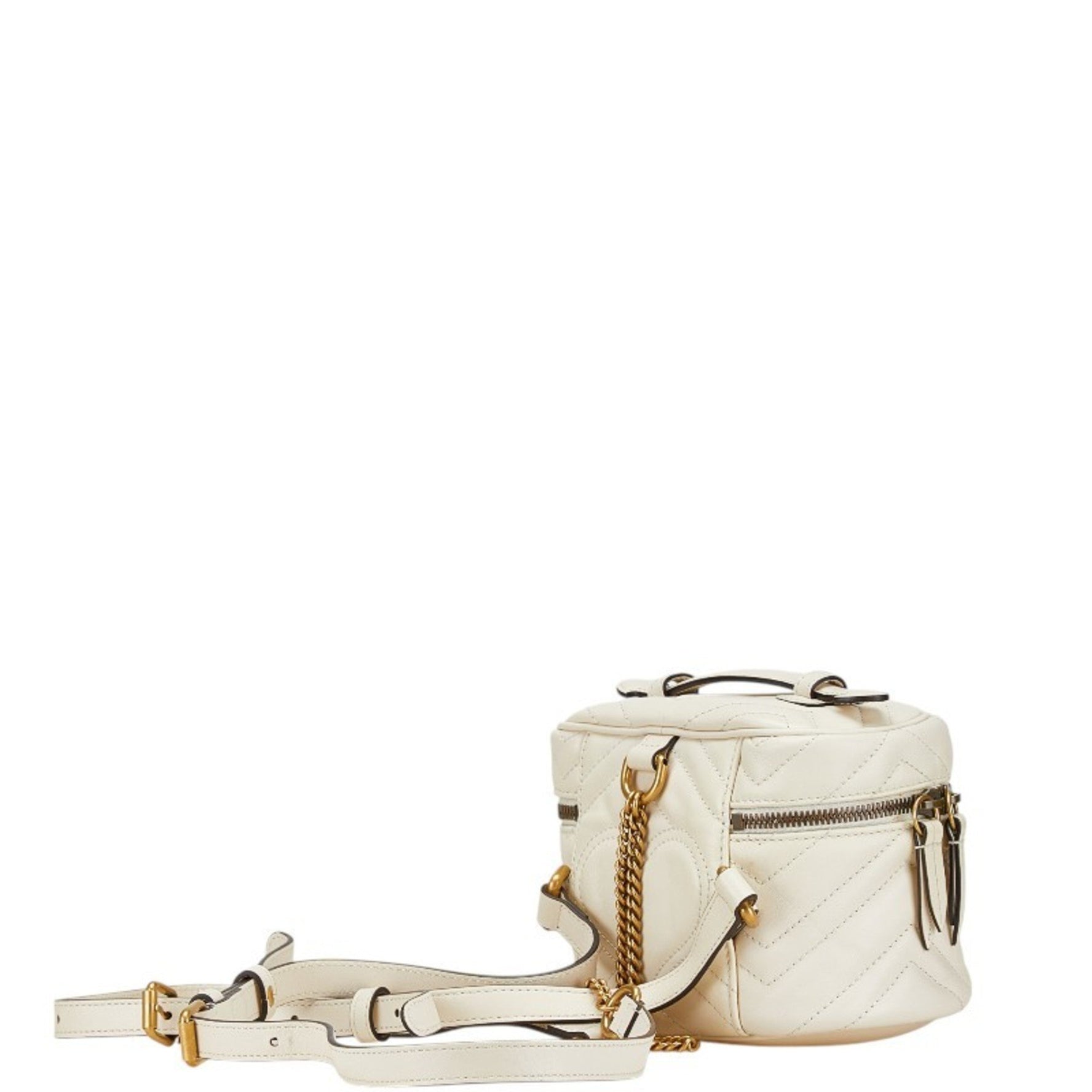 Gucci GG Marmont Chain Mini Backpack Leather