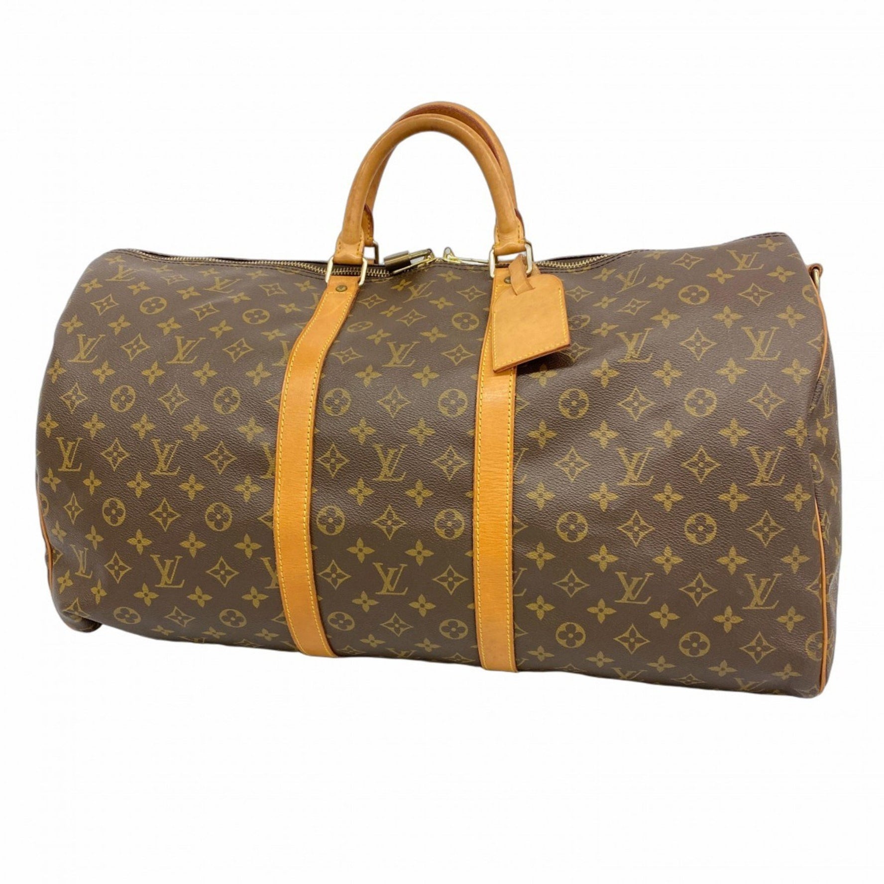 Louis Vuitton Monogram Keepall Bandouliere 55 Boston Bag Men's and