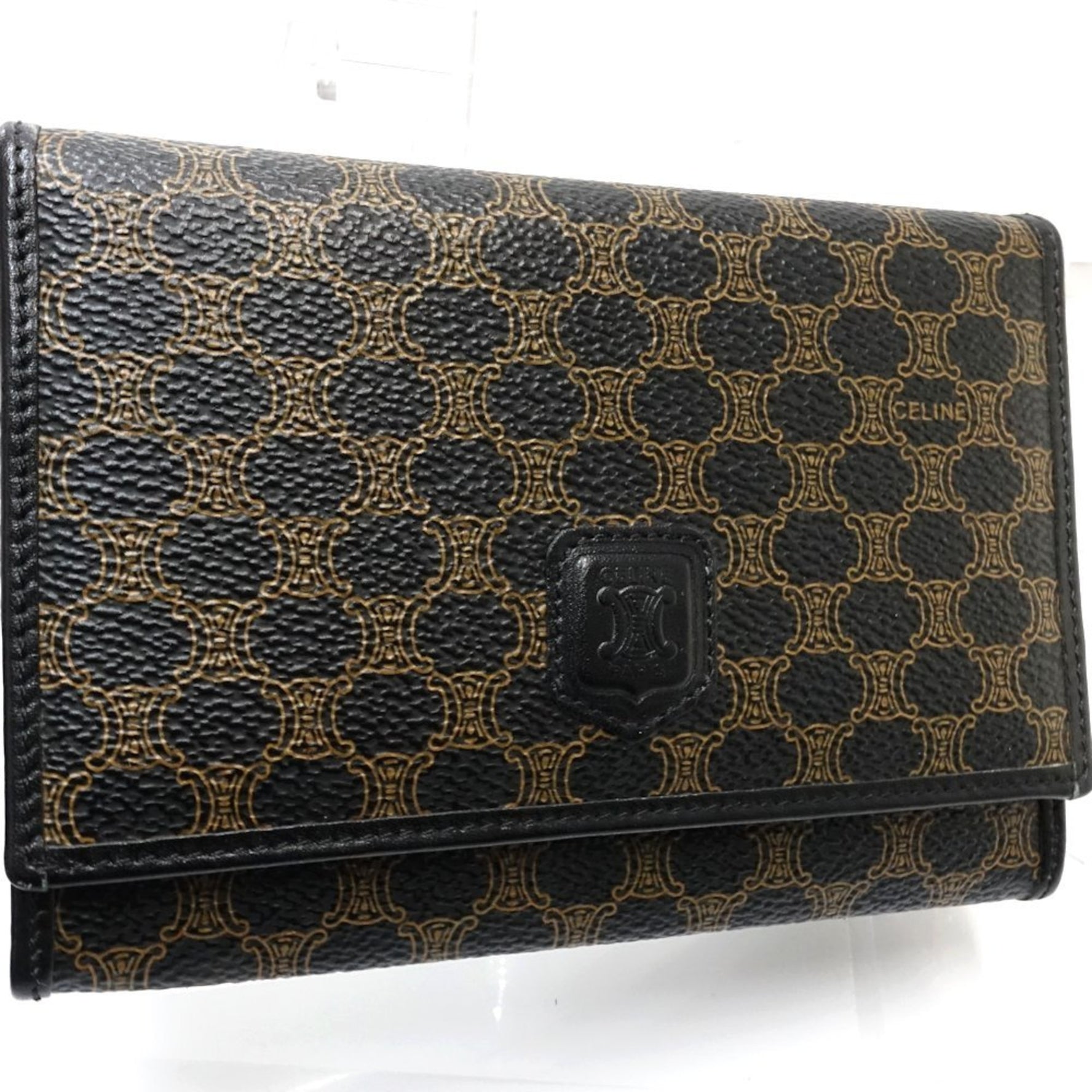 CELINE Macadam x Leather Black