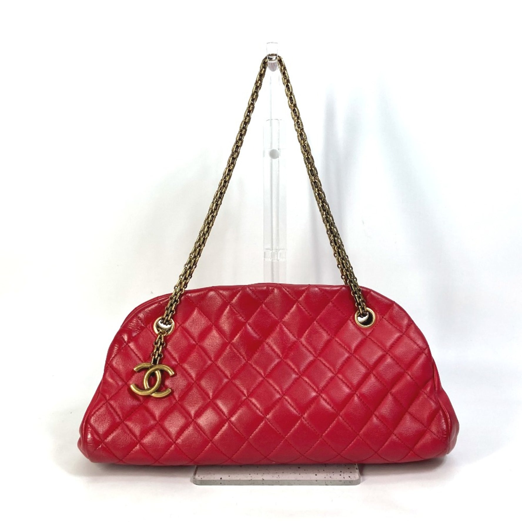 Chanel CC Mark Bag Double Chain Shoulder Bag Shoulder Bag Gold