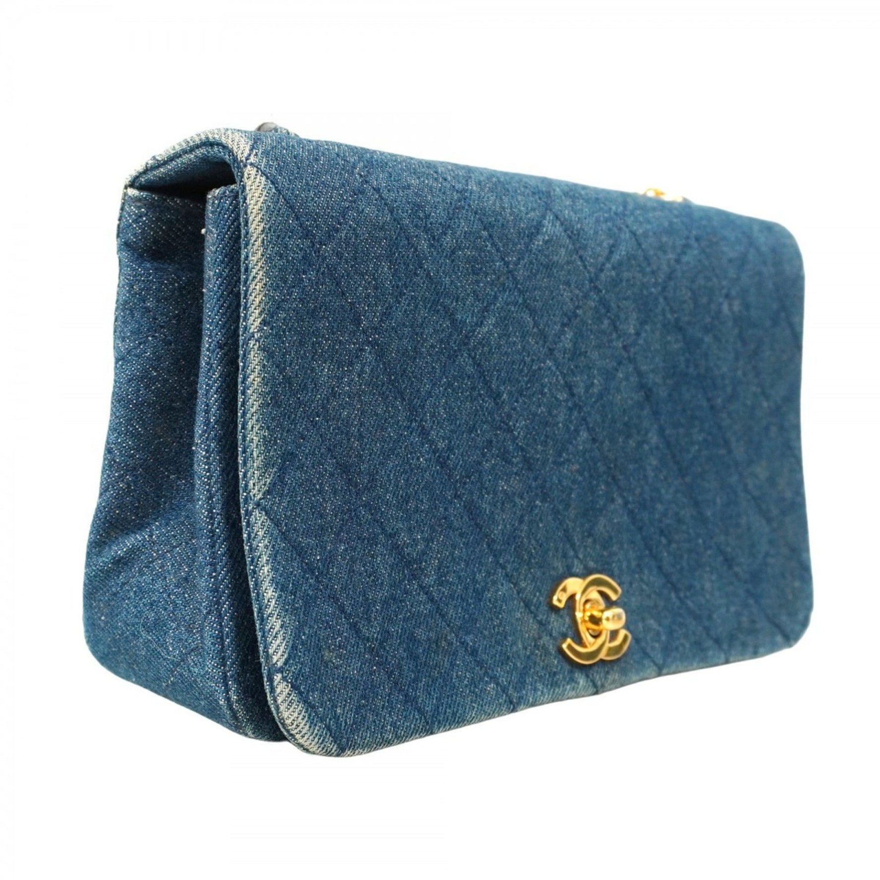 Chanel Matelasse Shoulder Bag, Chain Denim