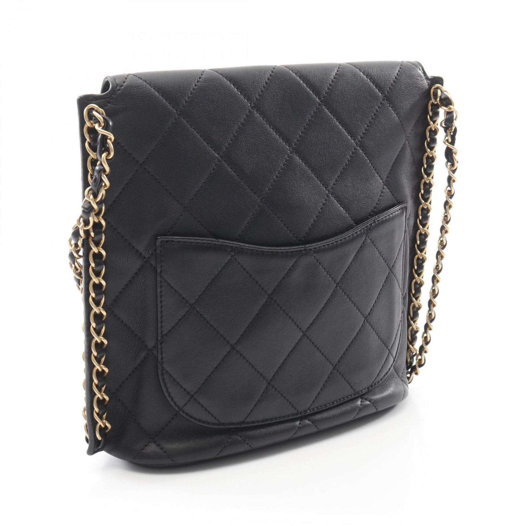 CHANEL Matelasse Shoulder Bag, Lambskin Leather