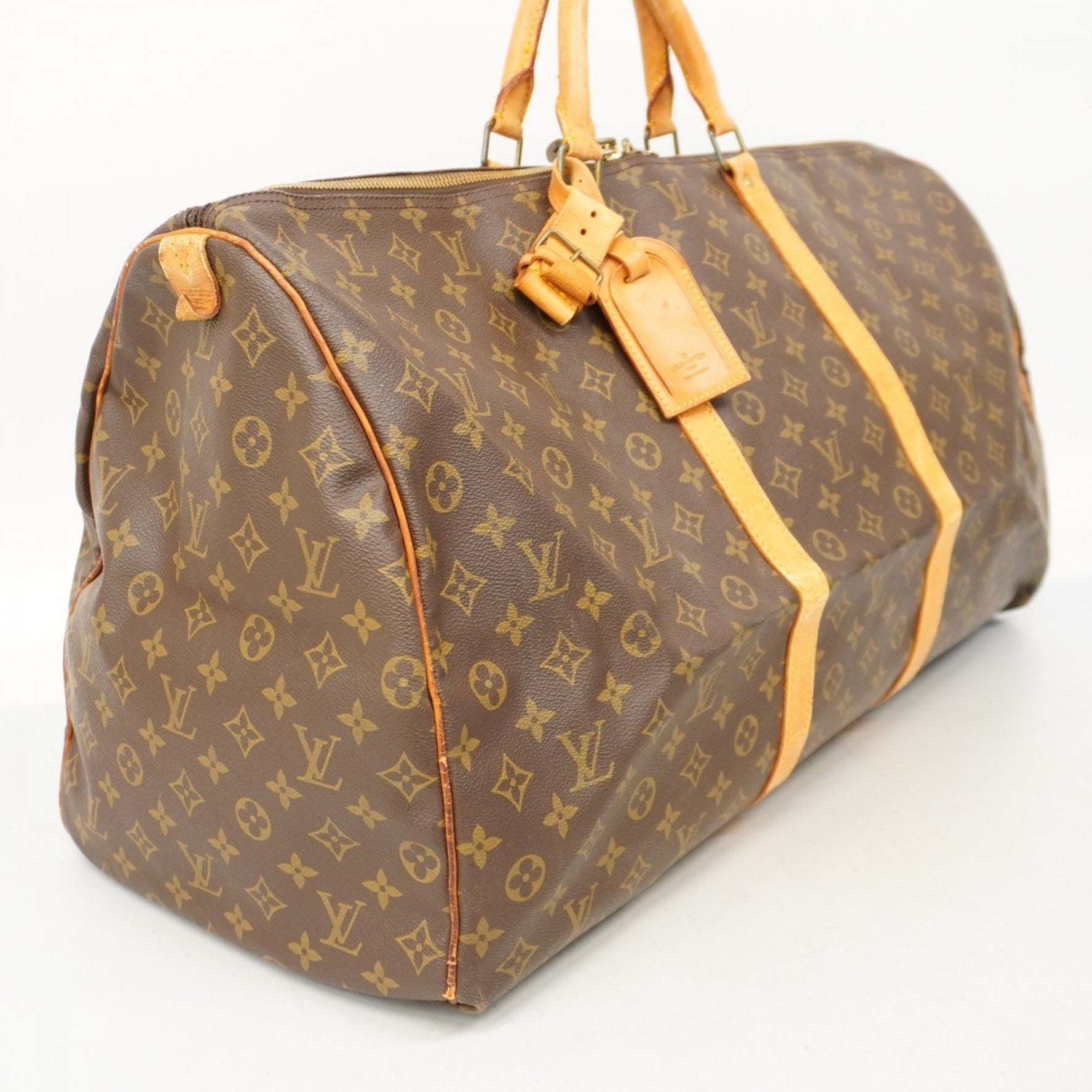 Louis Vuitton Monogram Keepall 60 Boston Bag Men's and