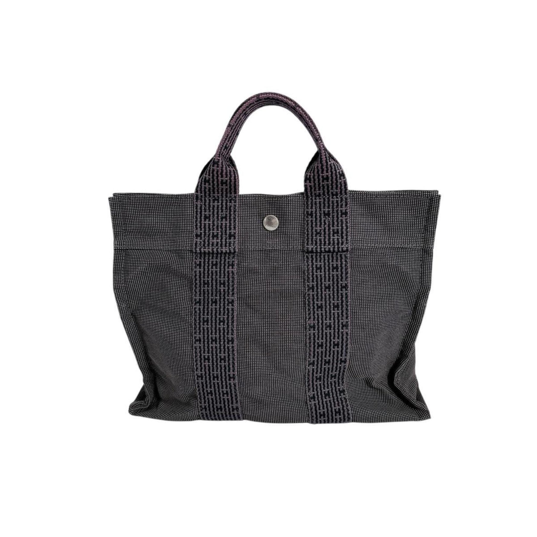 Hermes Hermès Air Line PM Tote Bag, Business Canvas