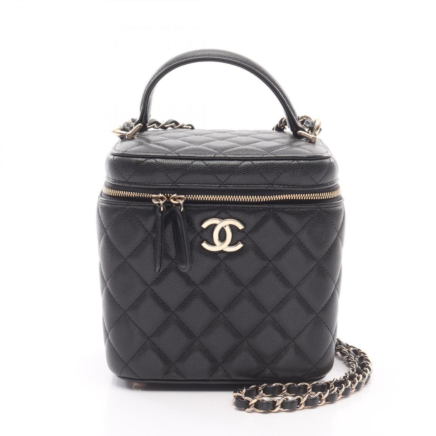 CHANEL Matelasse Shoulder Bag, Calfskin Leather