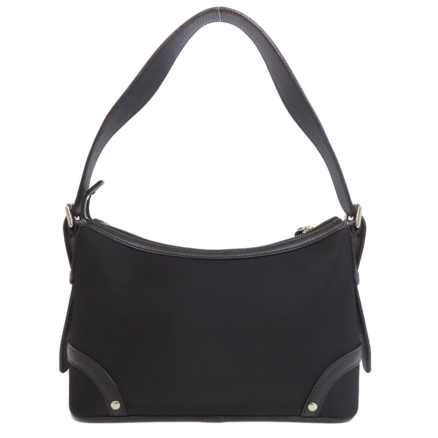 BALLY Nova Check Shoulder Bag Nylon Material