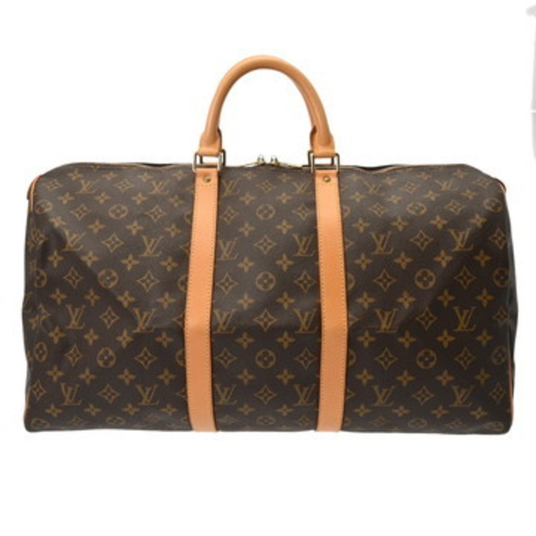 LOUIS VUITTON Monogram Keepall 50 Canvas Boston Bag