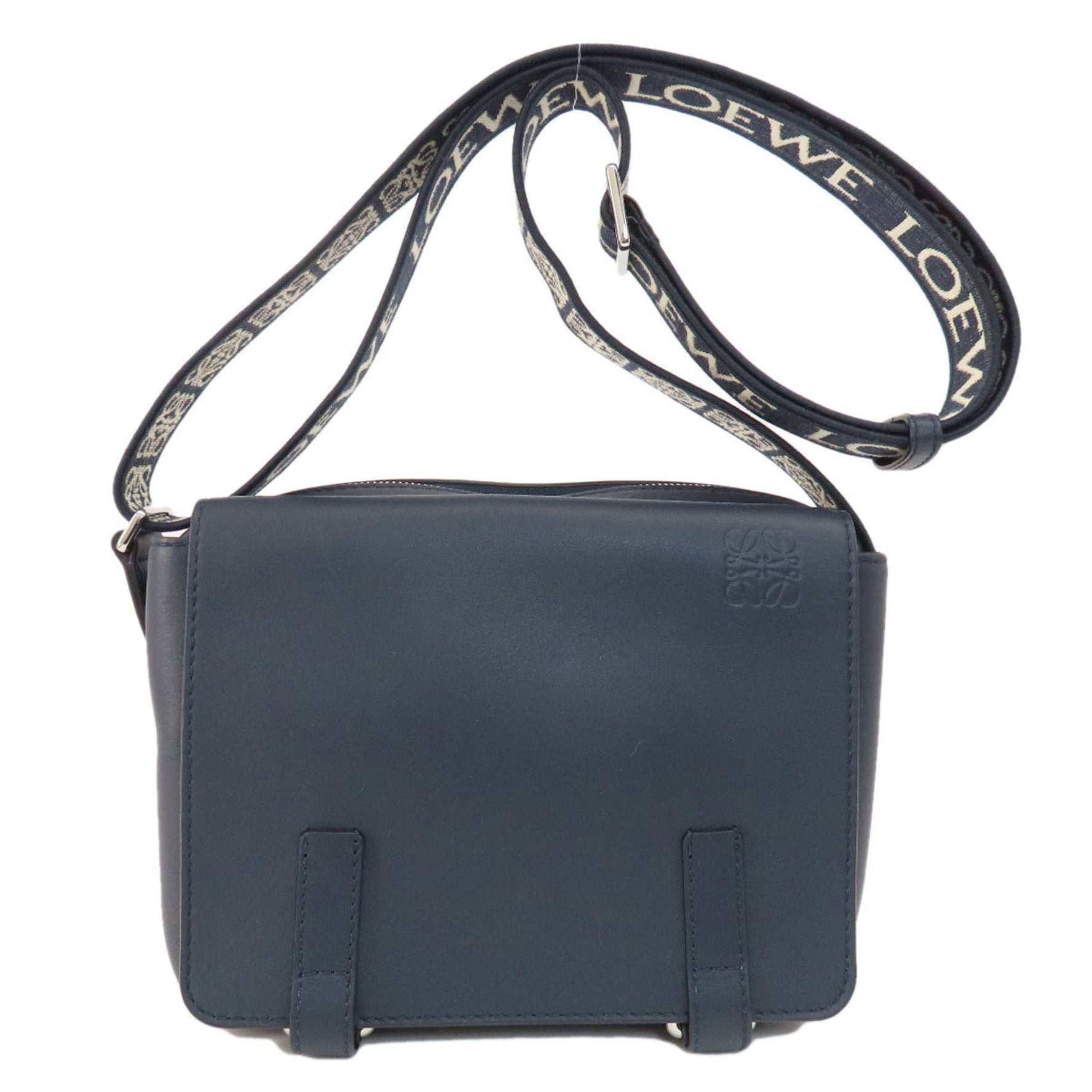 Loewe Anagram Shoulder Bag in Calf Leather